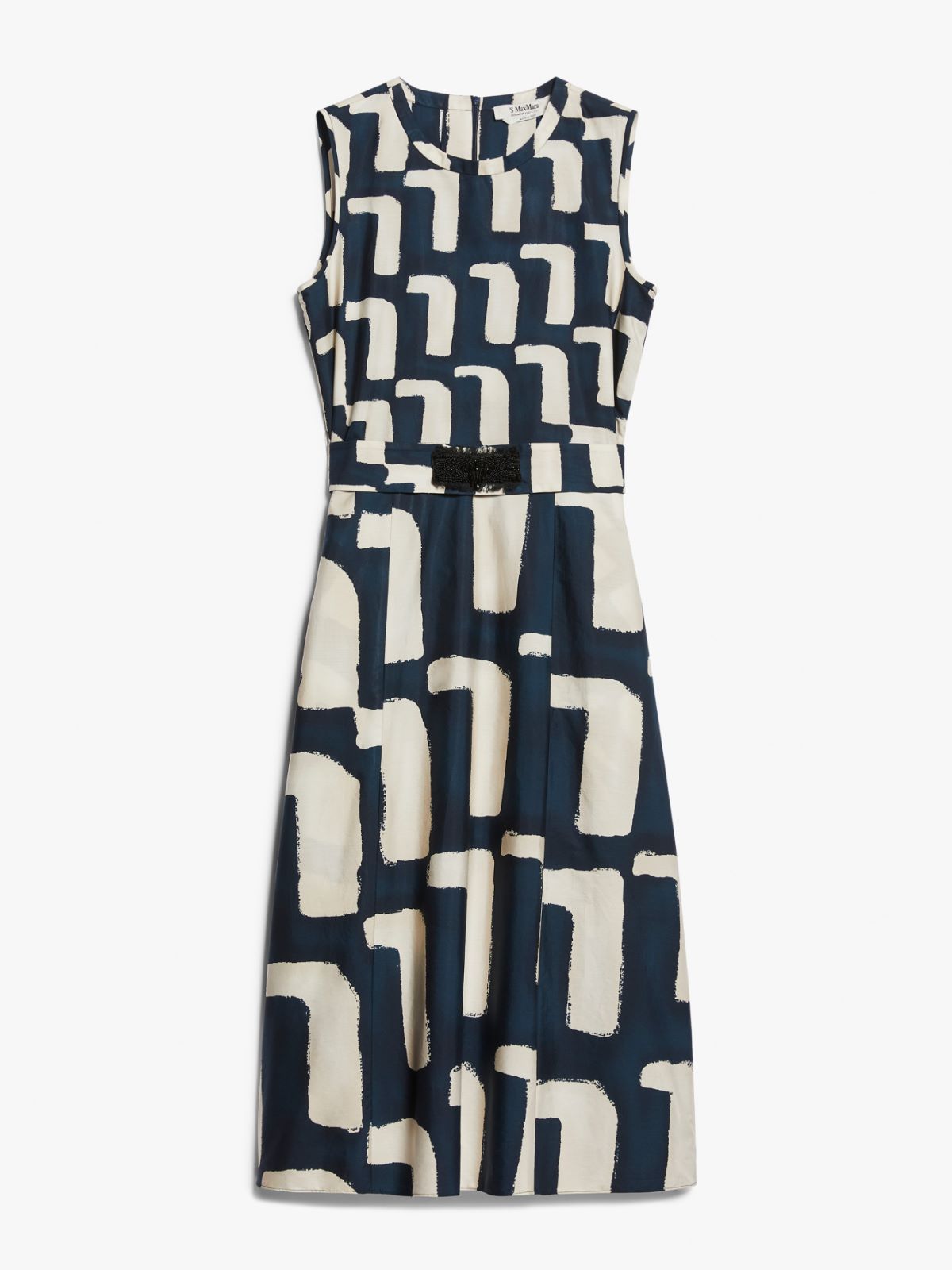 Dress in printed poplin