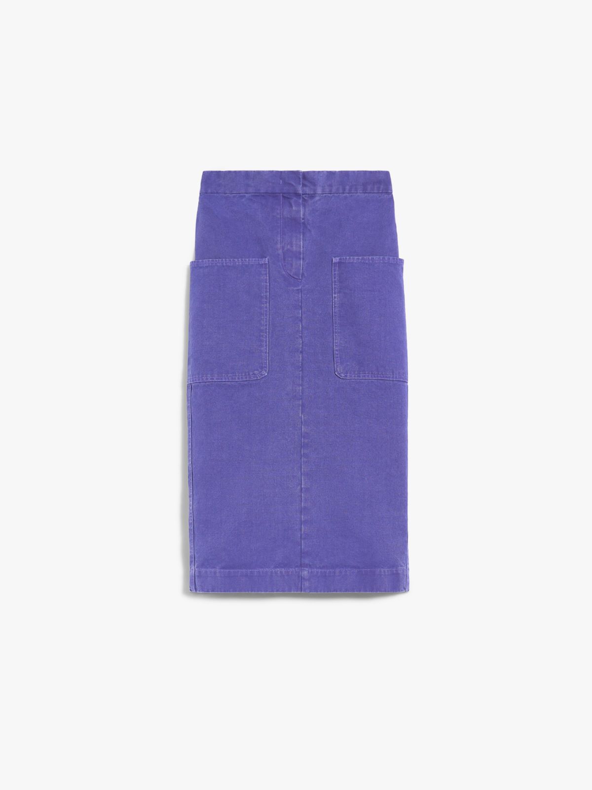 Canvas pencil skirt