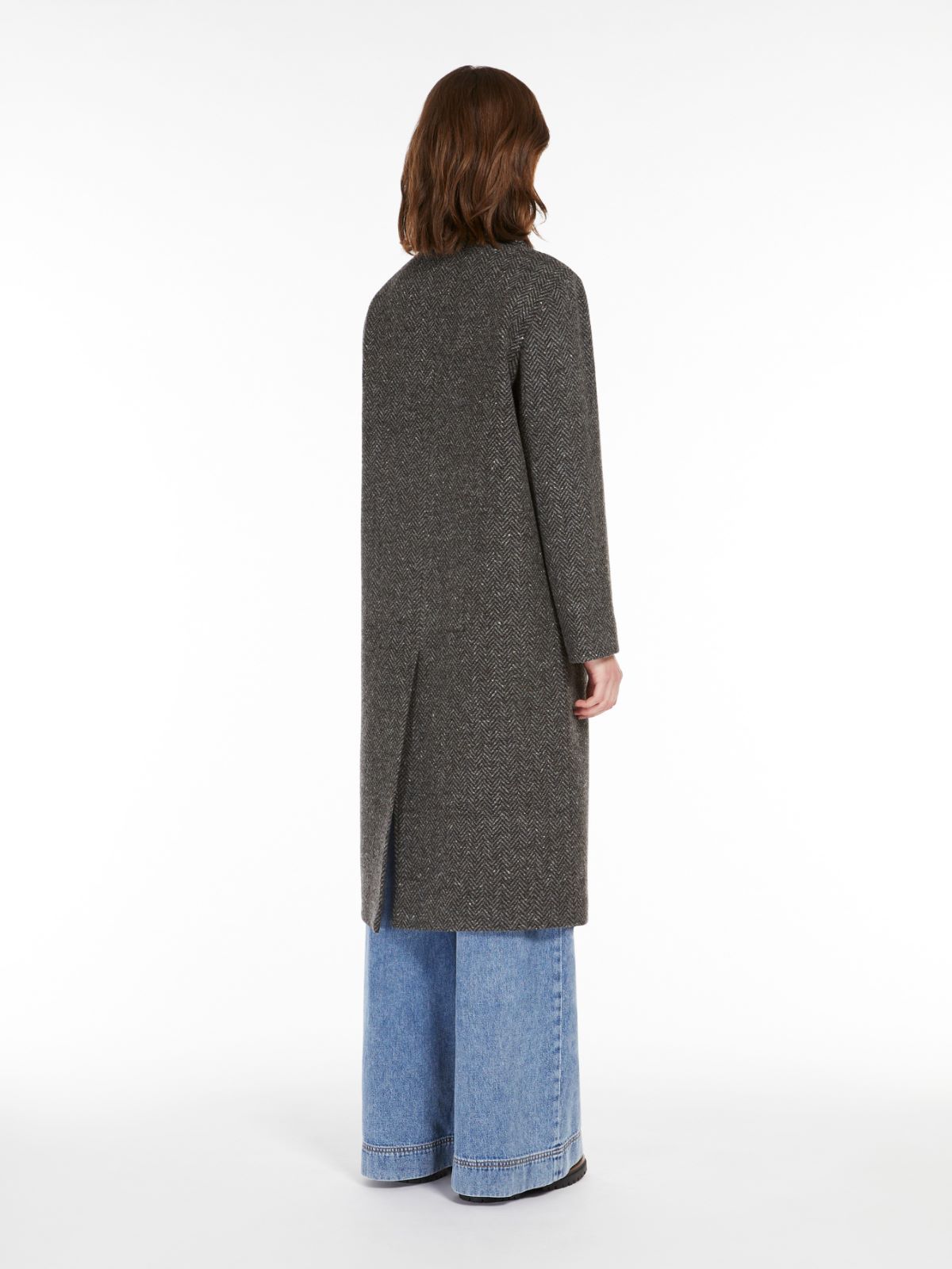 Wool tweed coat