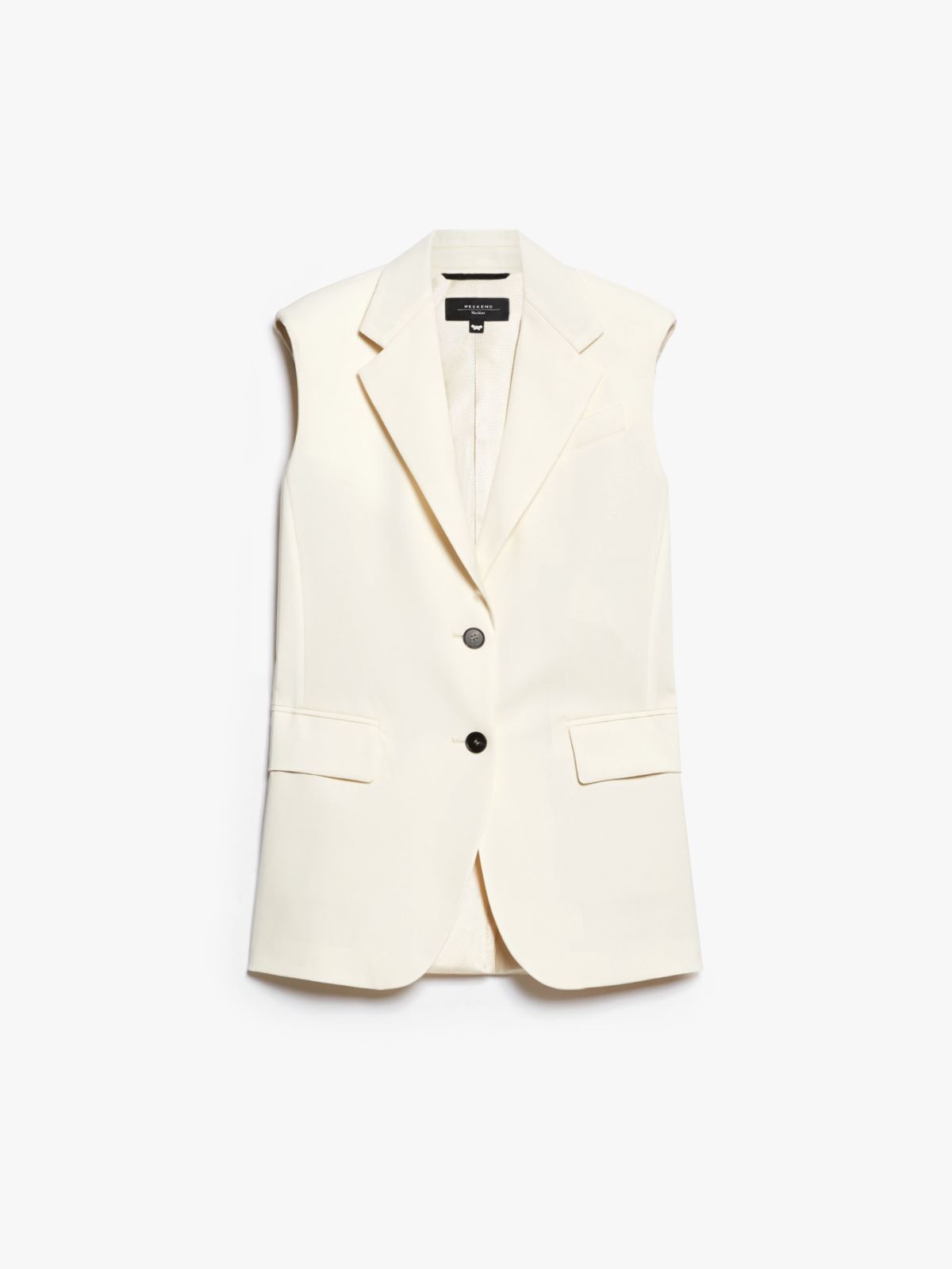 Stretch woollen cloth gilet