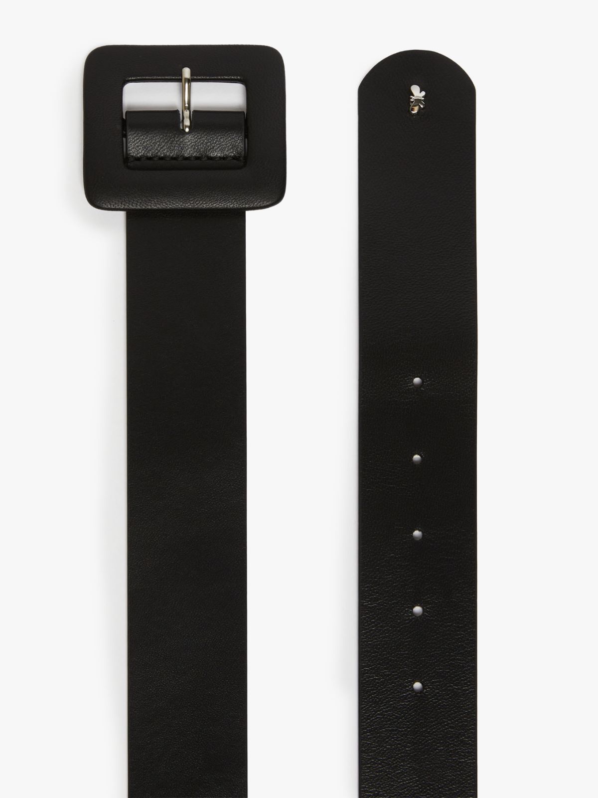 Nappa leather belt