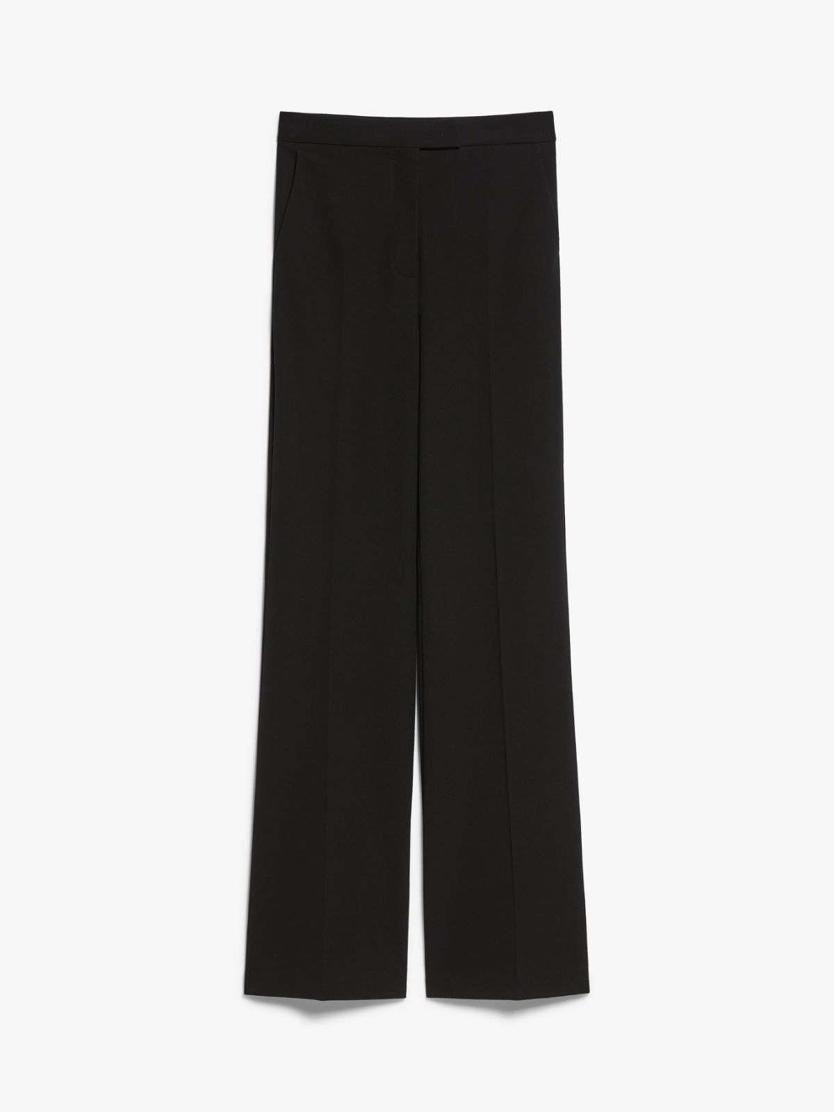 Compact jersey trousers