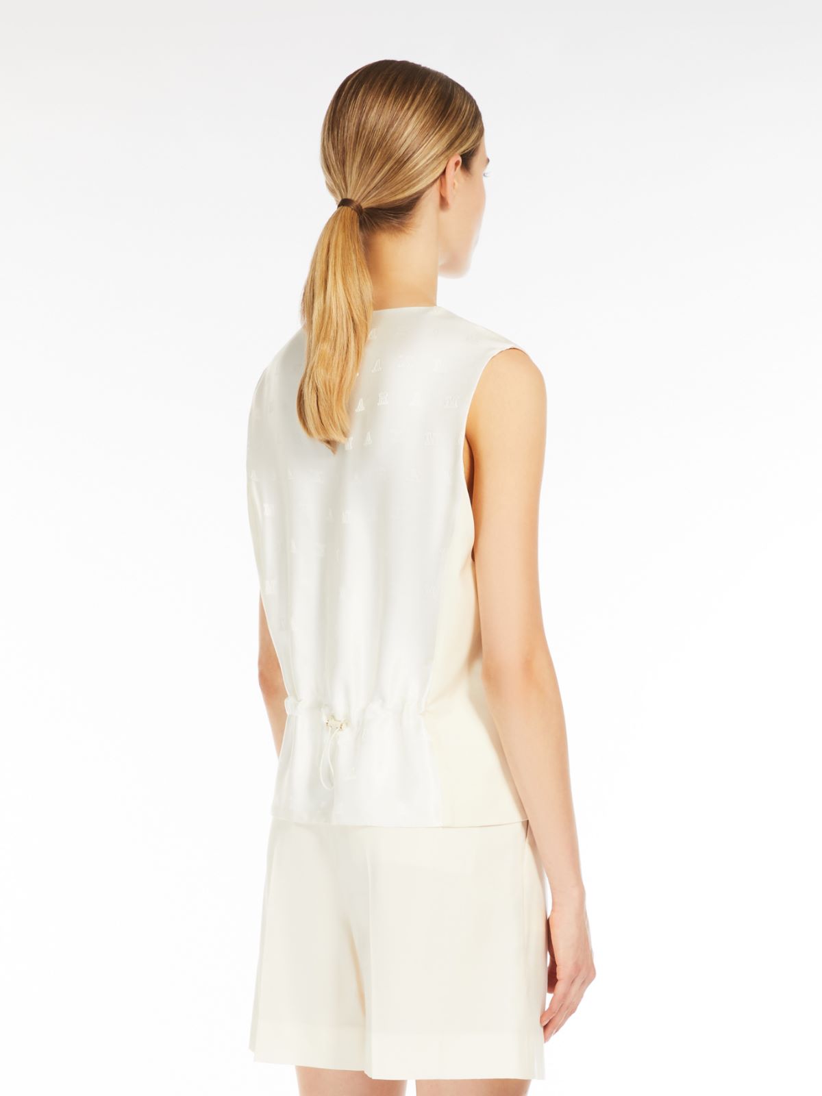 Wool canvas waistcoat