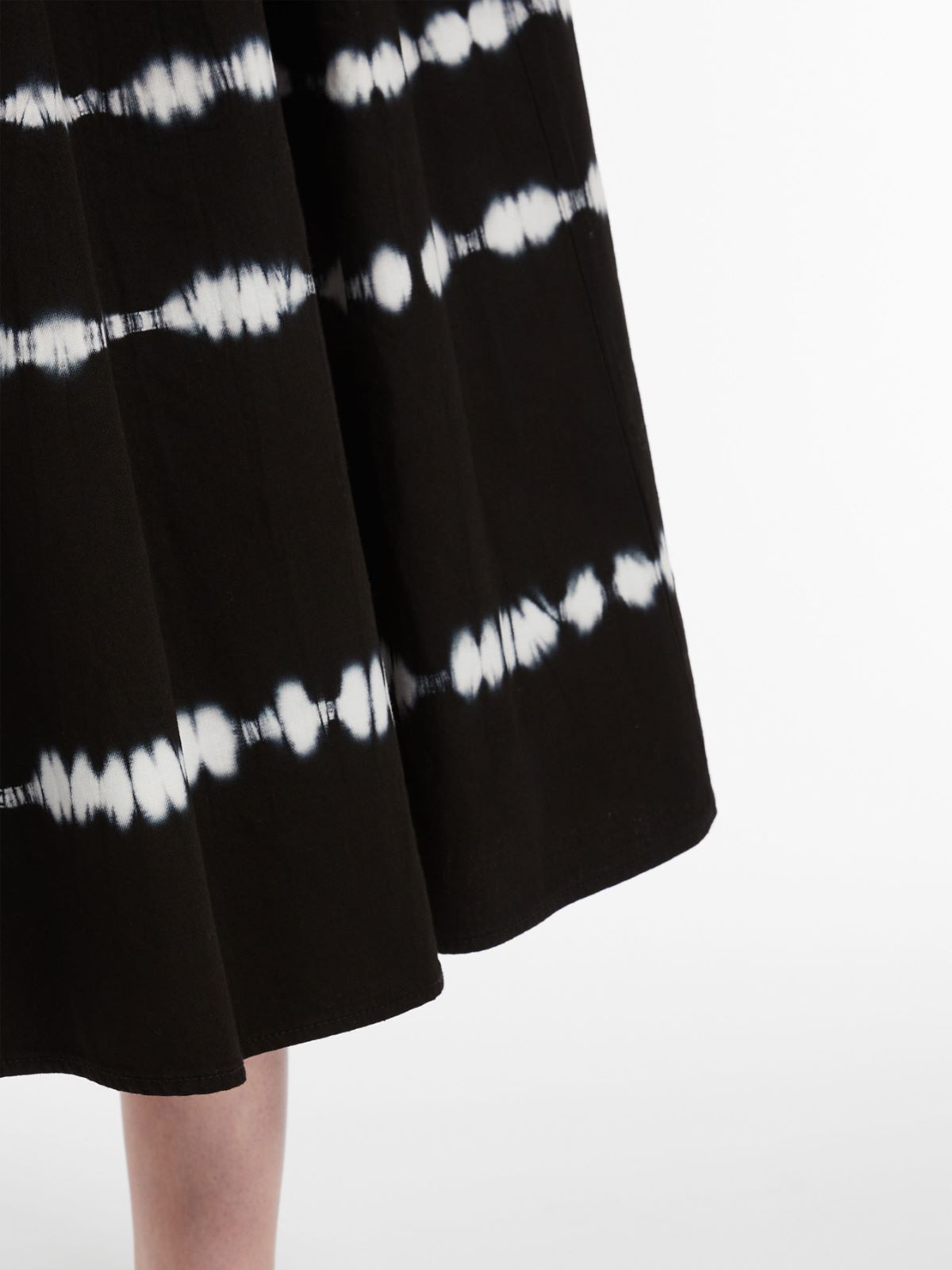 Cotton tie-dye skirt