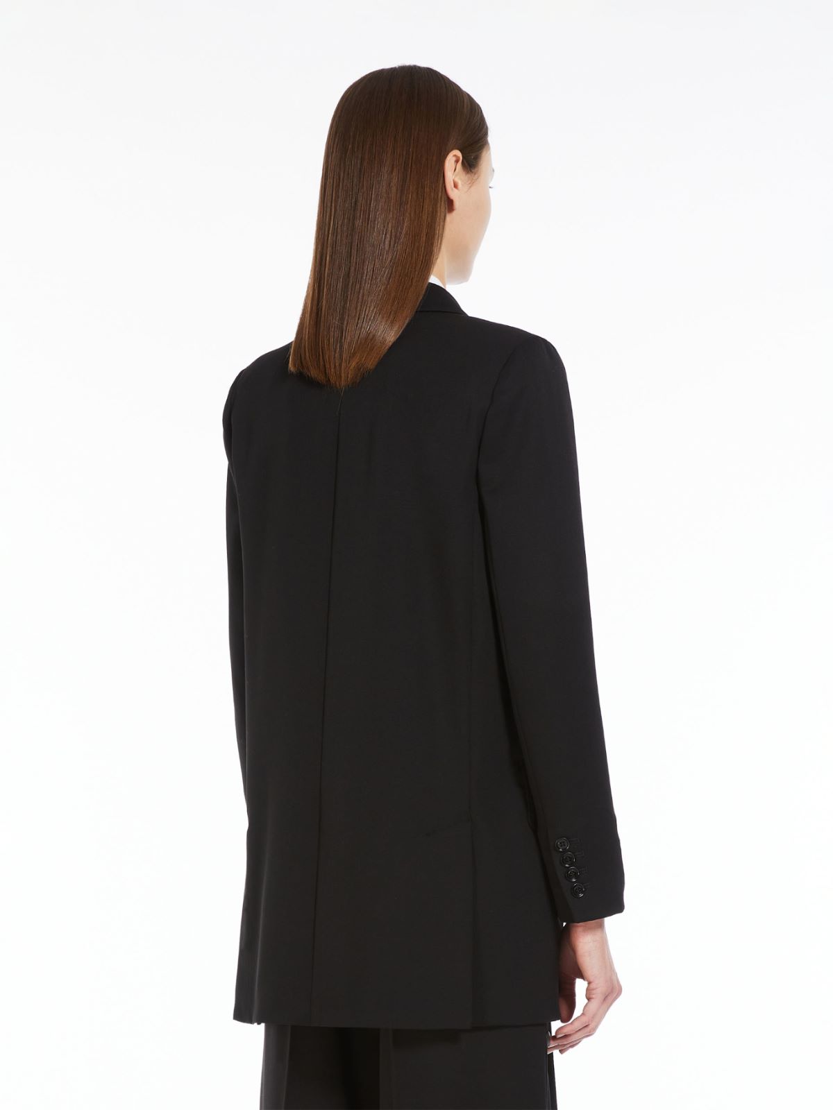 Wool and mohair oversize blazer