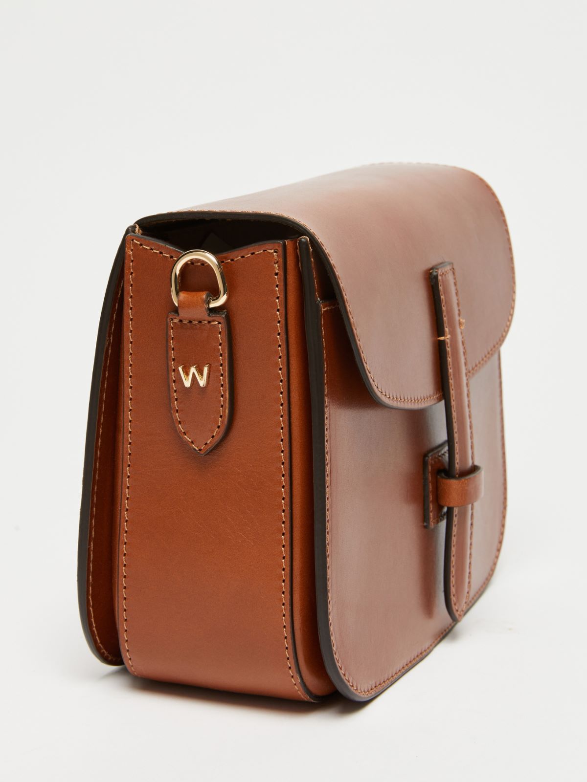 Small leather crossbody bag