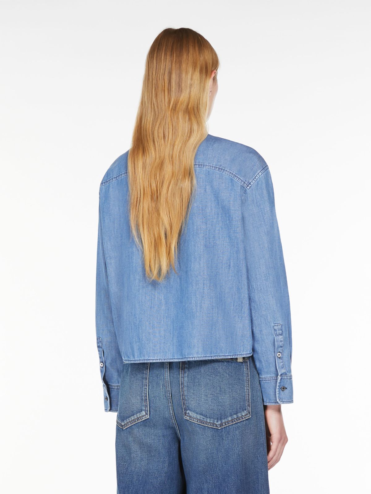 Cotton denim shirt