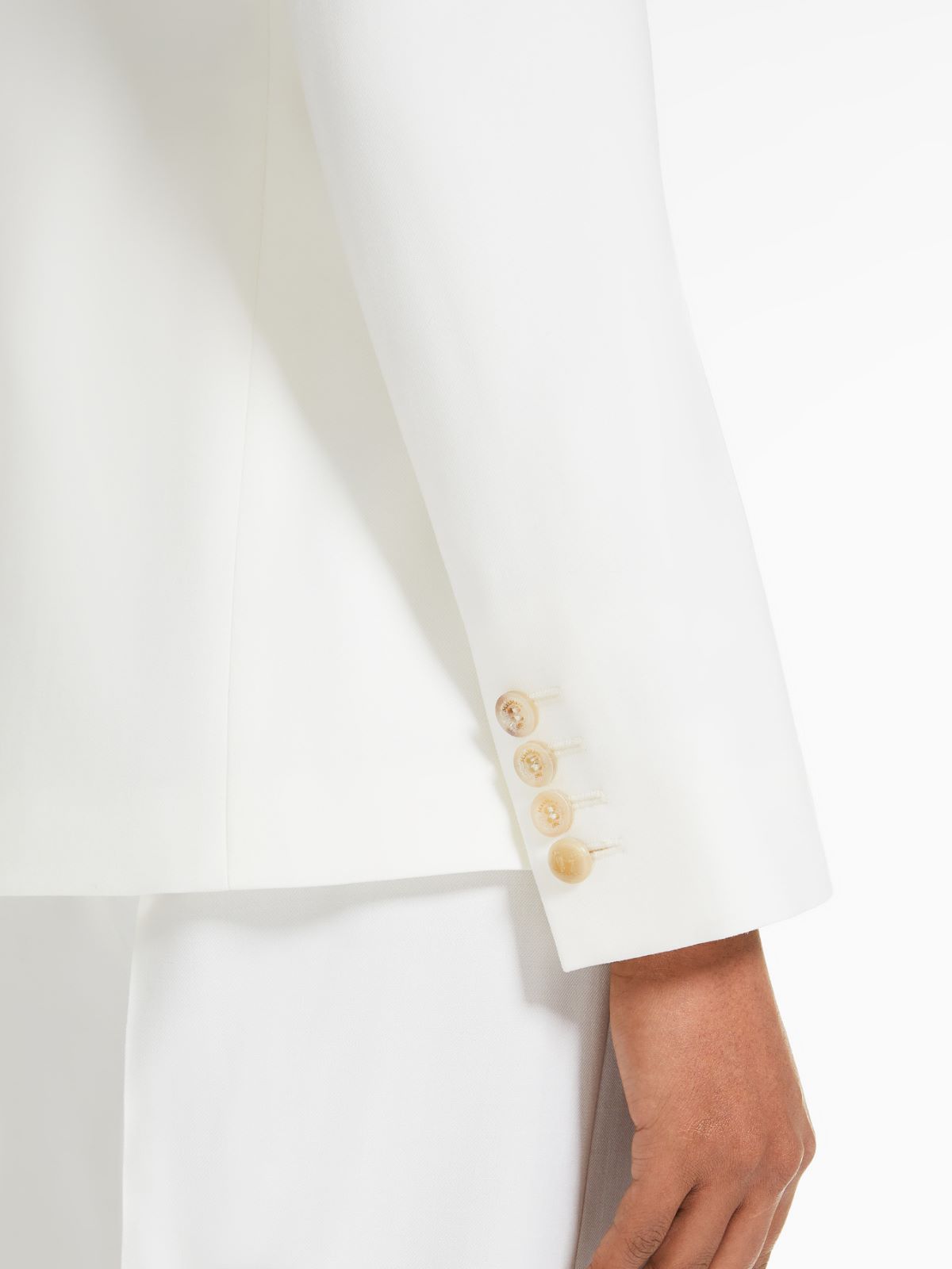 Gabardine wool blazer