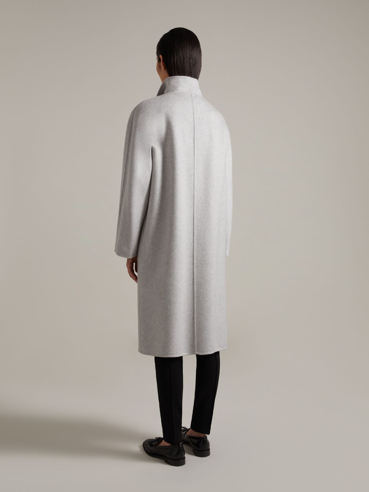 Cashmere cardigan coat