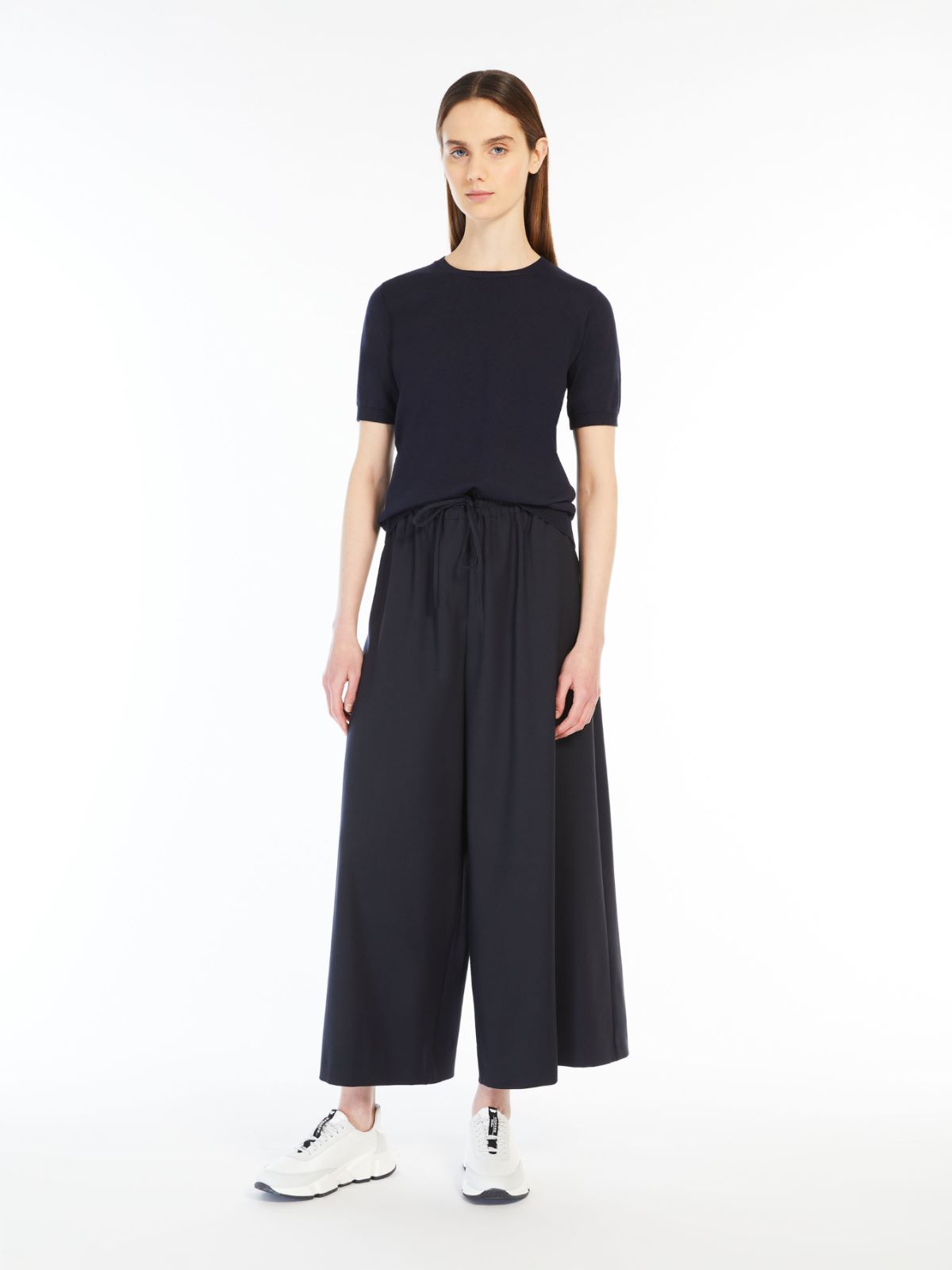 Silk and cotton yarn sweater