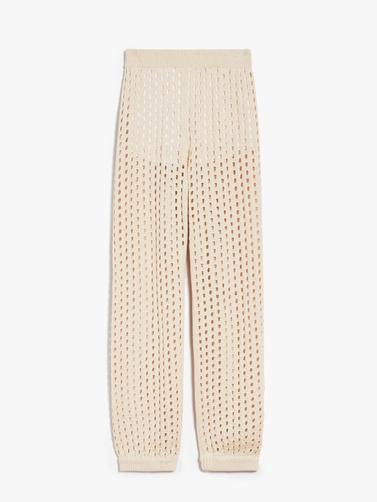 Mesh joggers in cotton