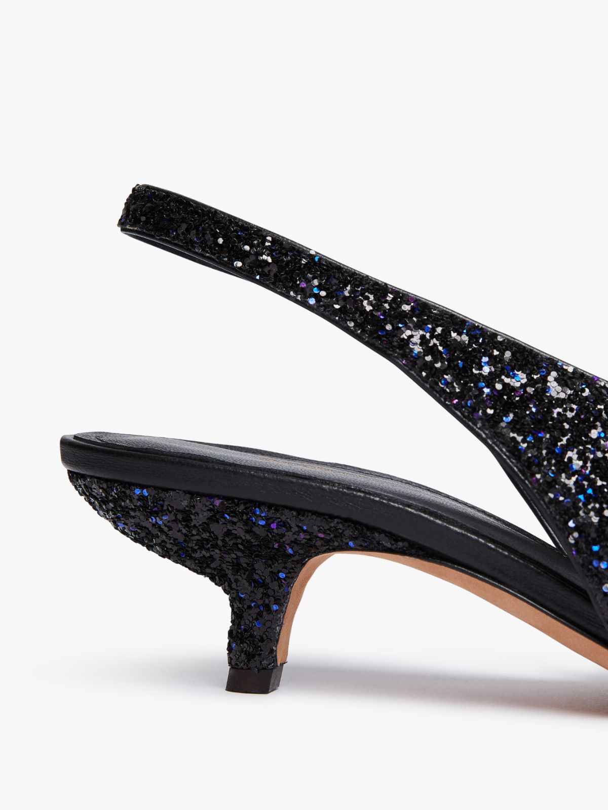 Glitter slingbacks