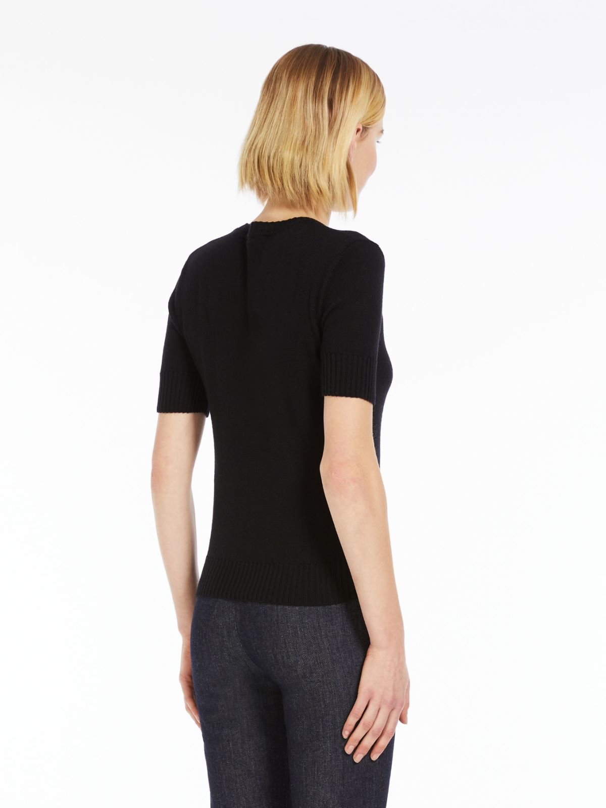 Wool crew-neck sweater