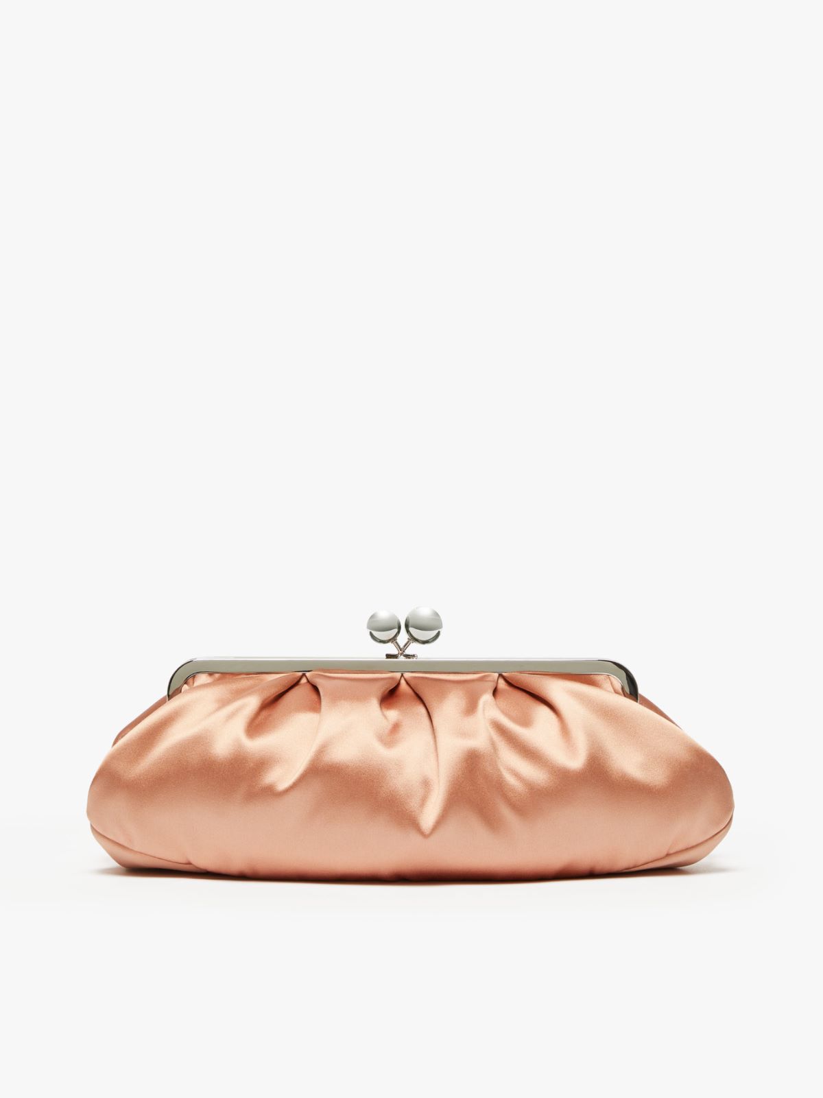 Large satin and silk Pasticcino Bag