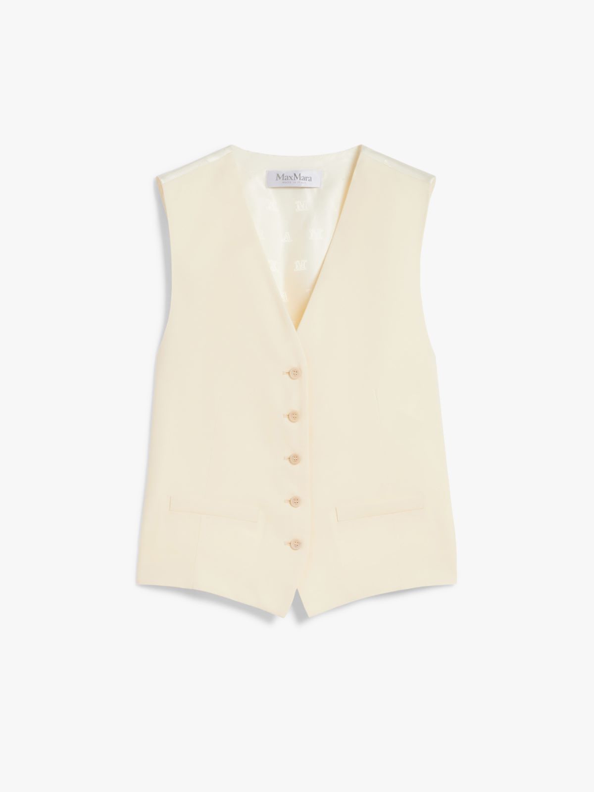 Wool canvas waistcoat