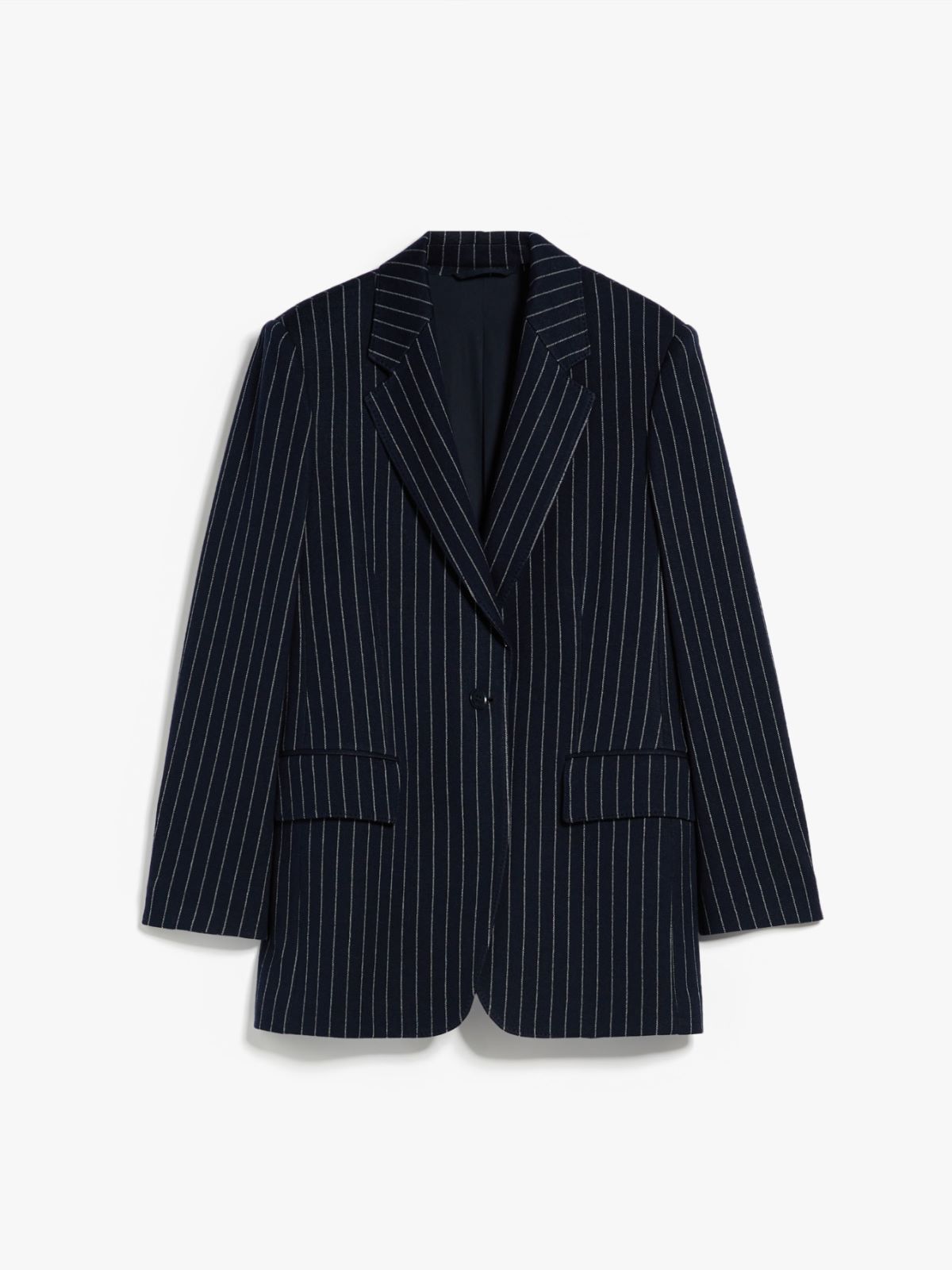 Cashmere blend pinstriped jacket