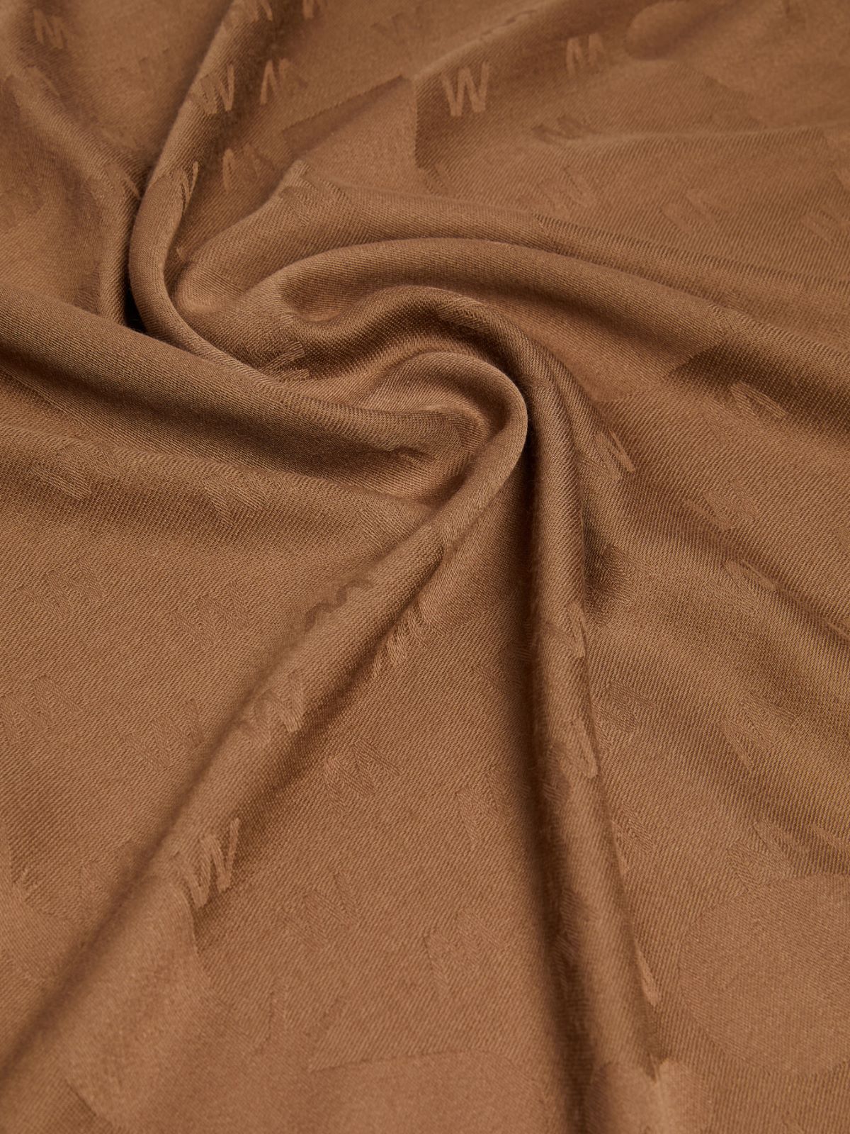 Jacquard-knit viscose and wool shawl