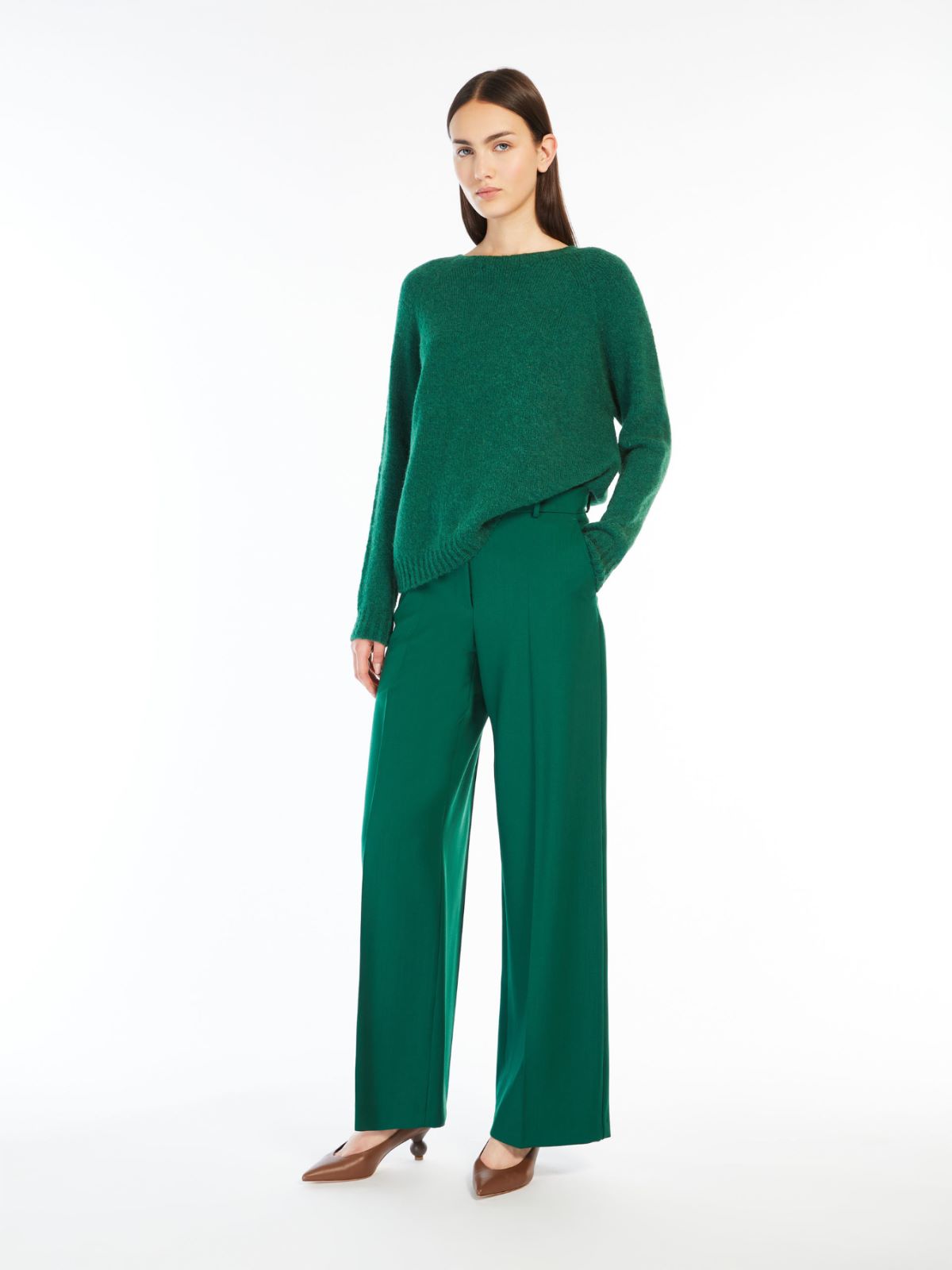 Alpaca and cotton sweater