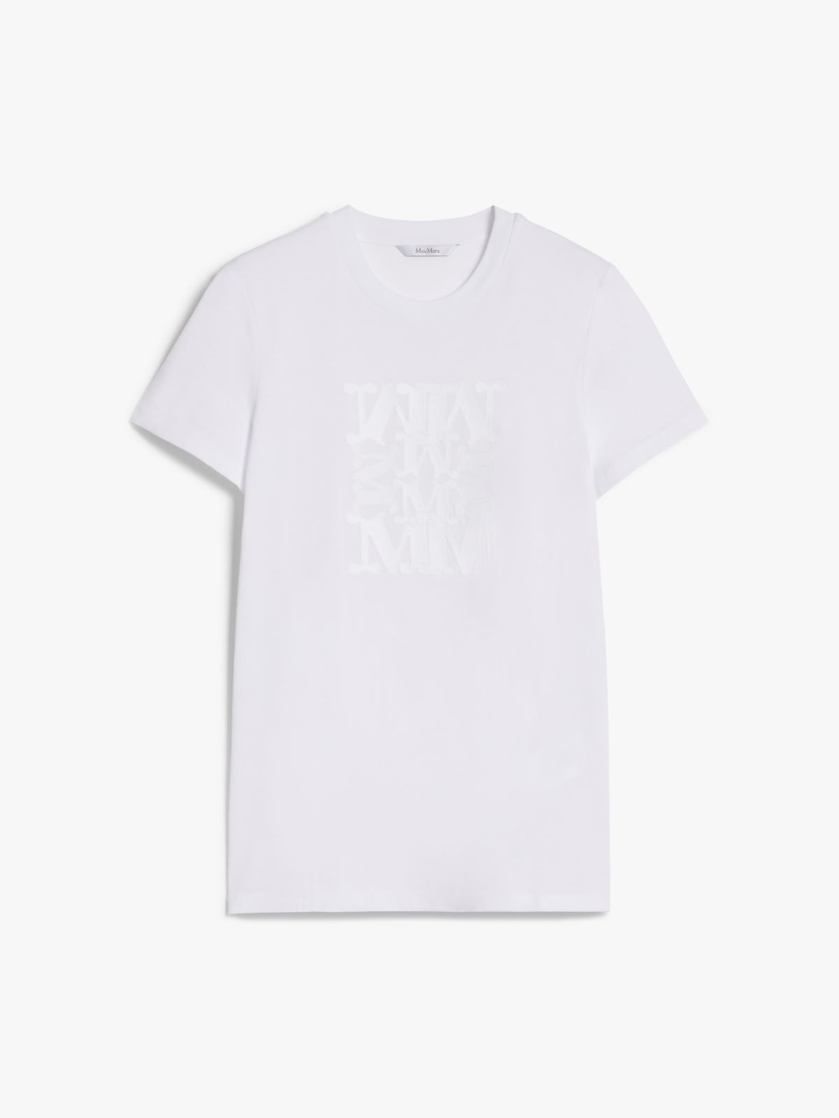 Cotton T-shirt with appliqué