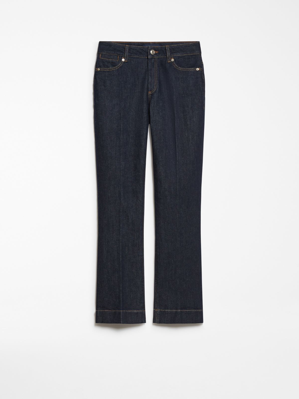 Stretch mini flare jeans