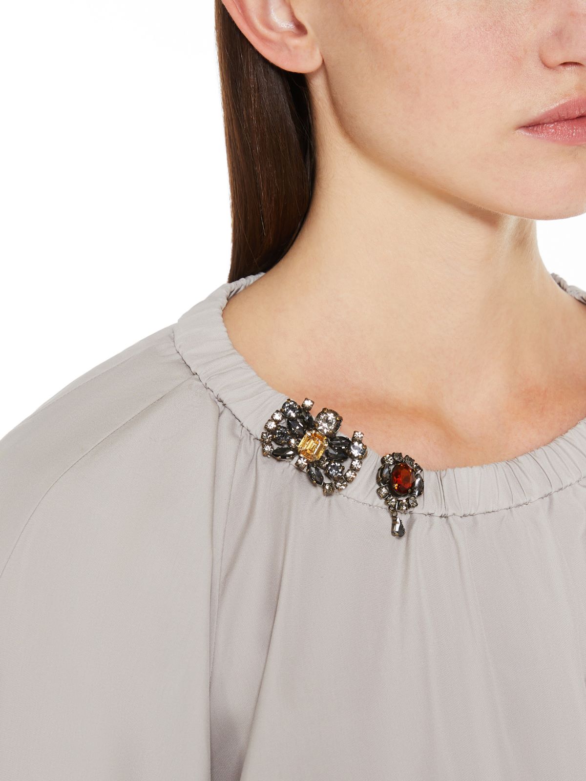 Cotton poplin blouse