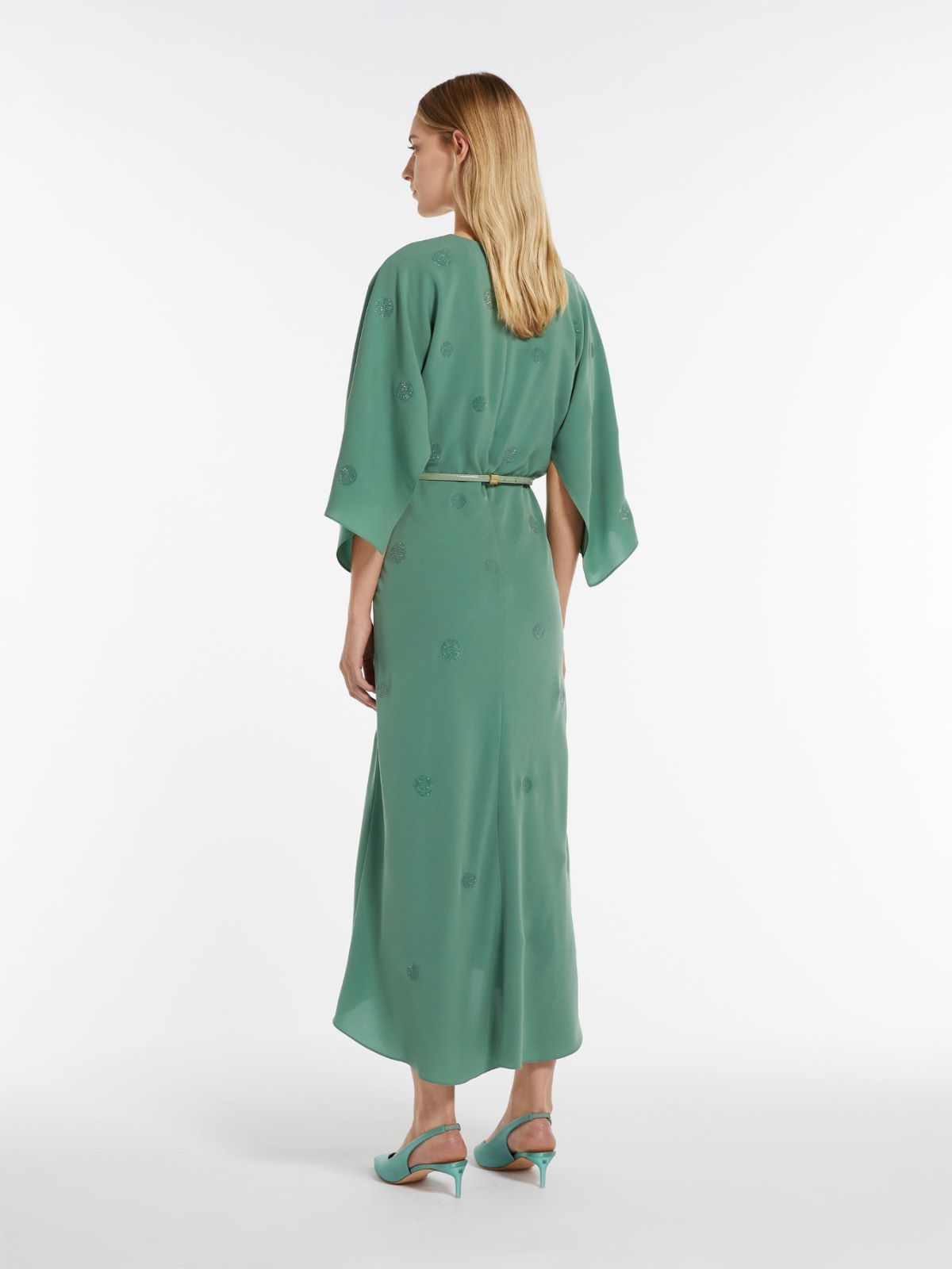 Cady dress with embroidery