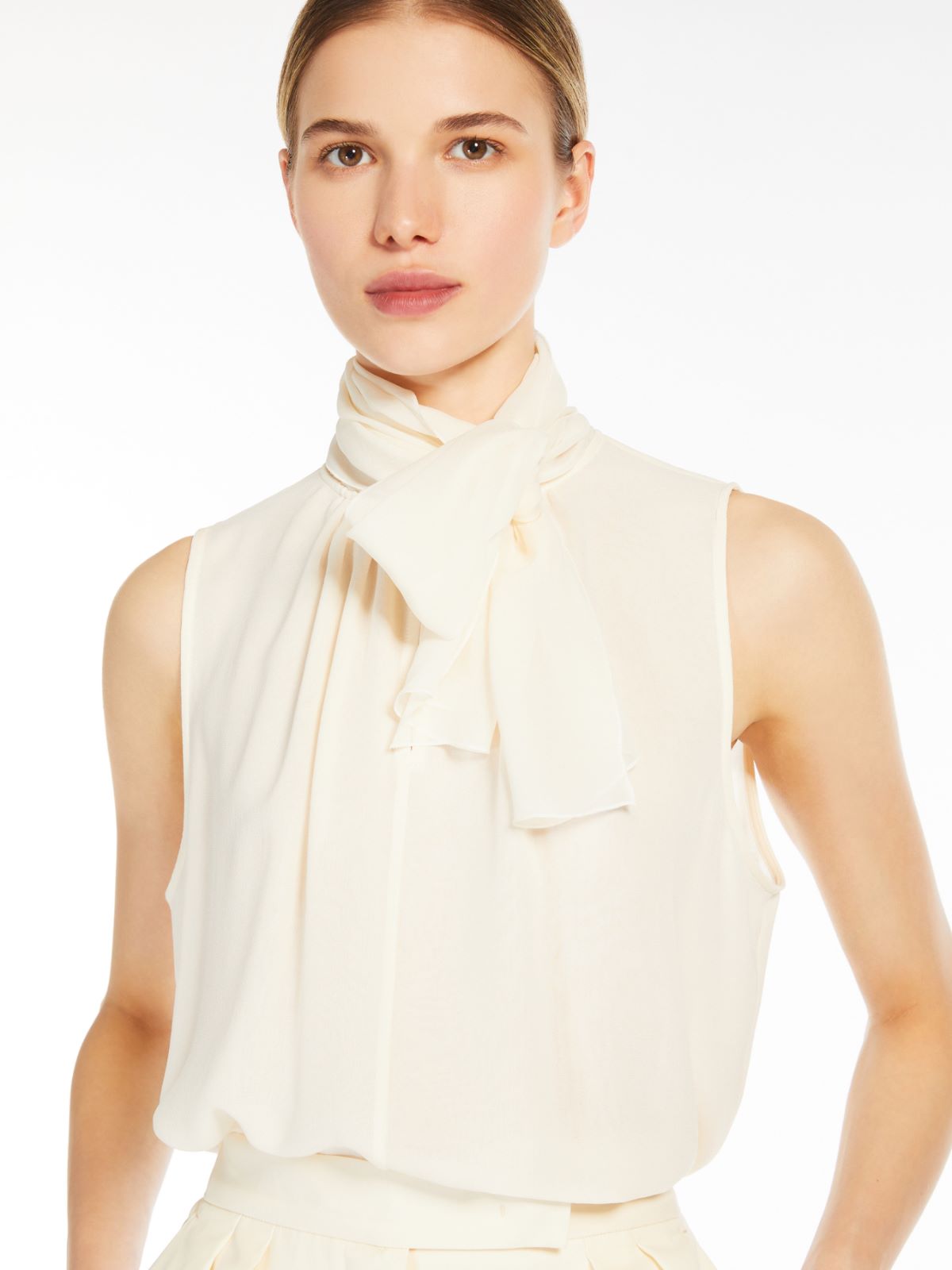 Silk georgette blouse