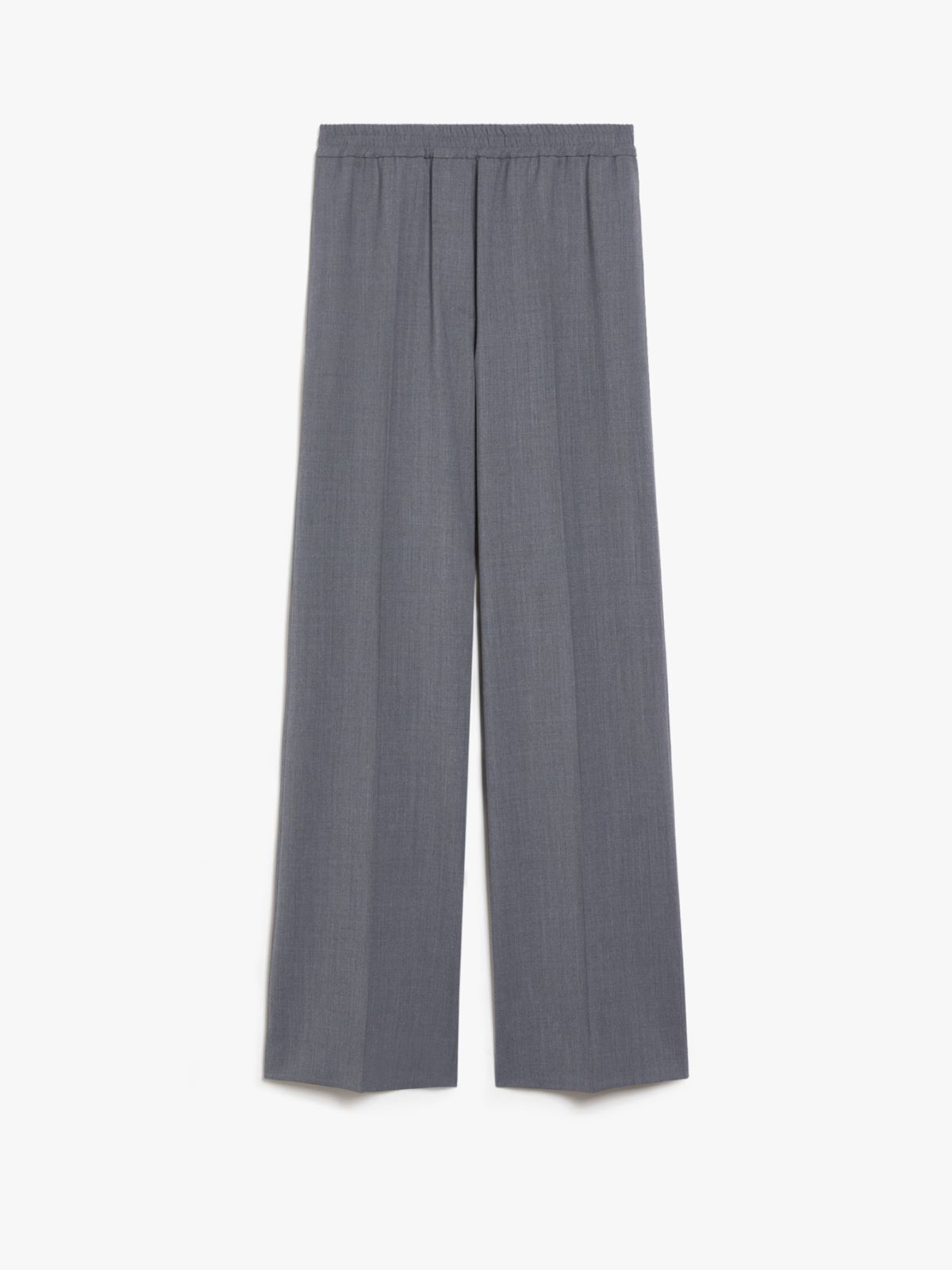 Wool gabardine trousers
