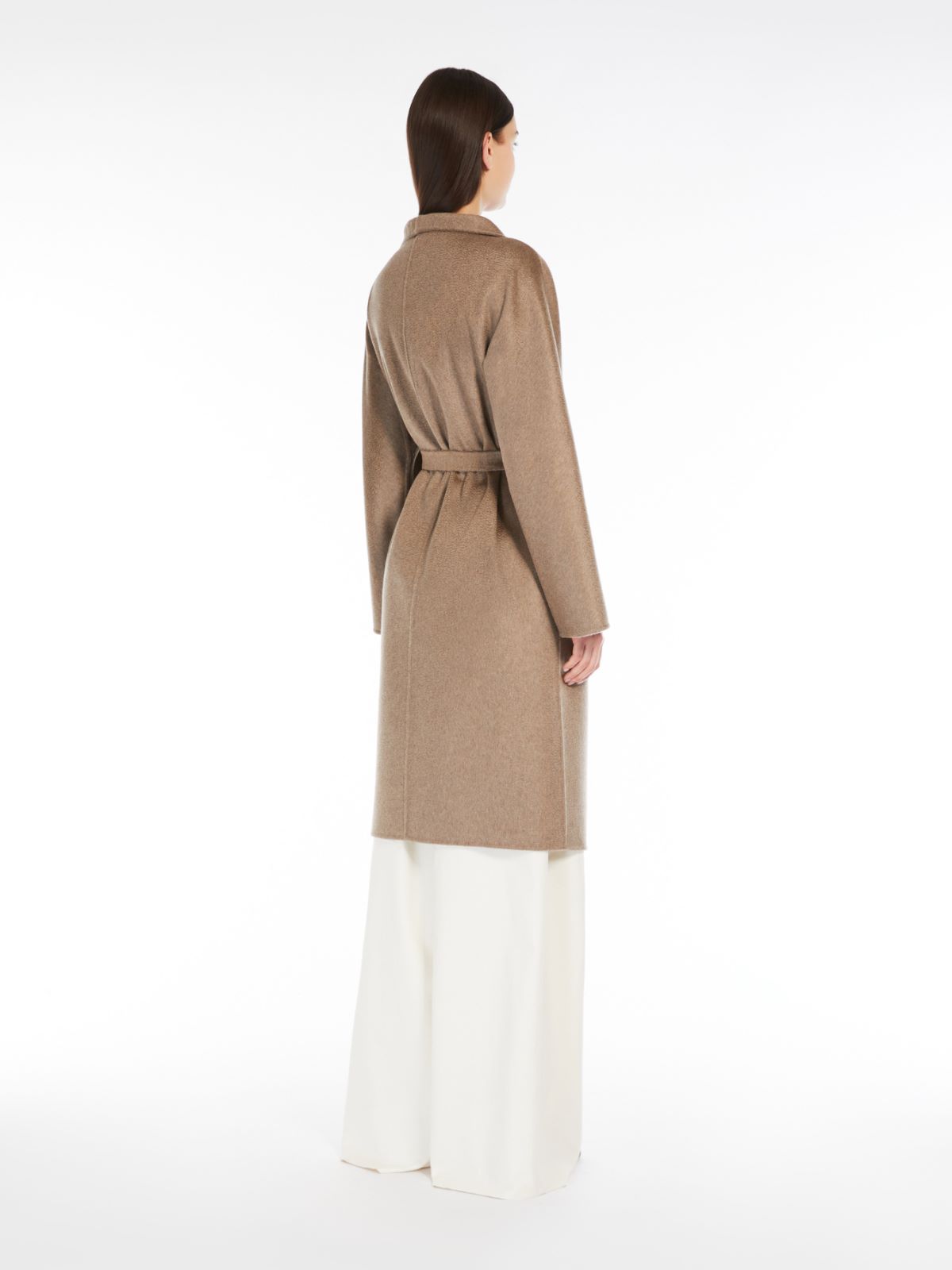 Cashmere cardigan coat