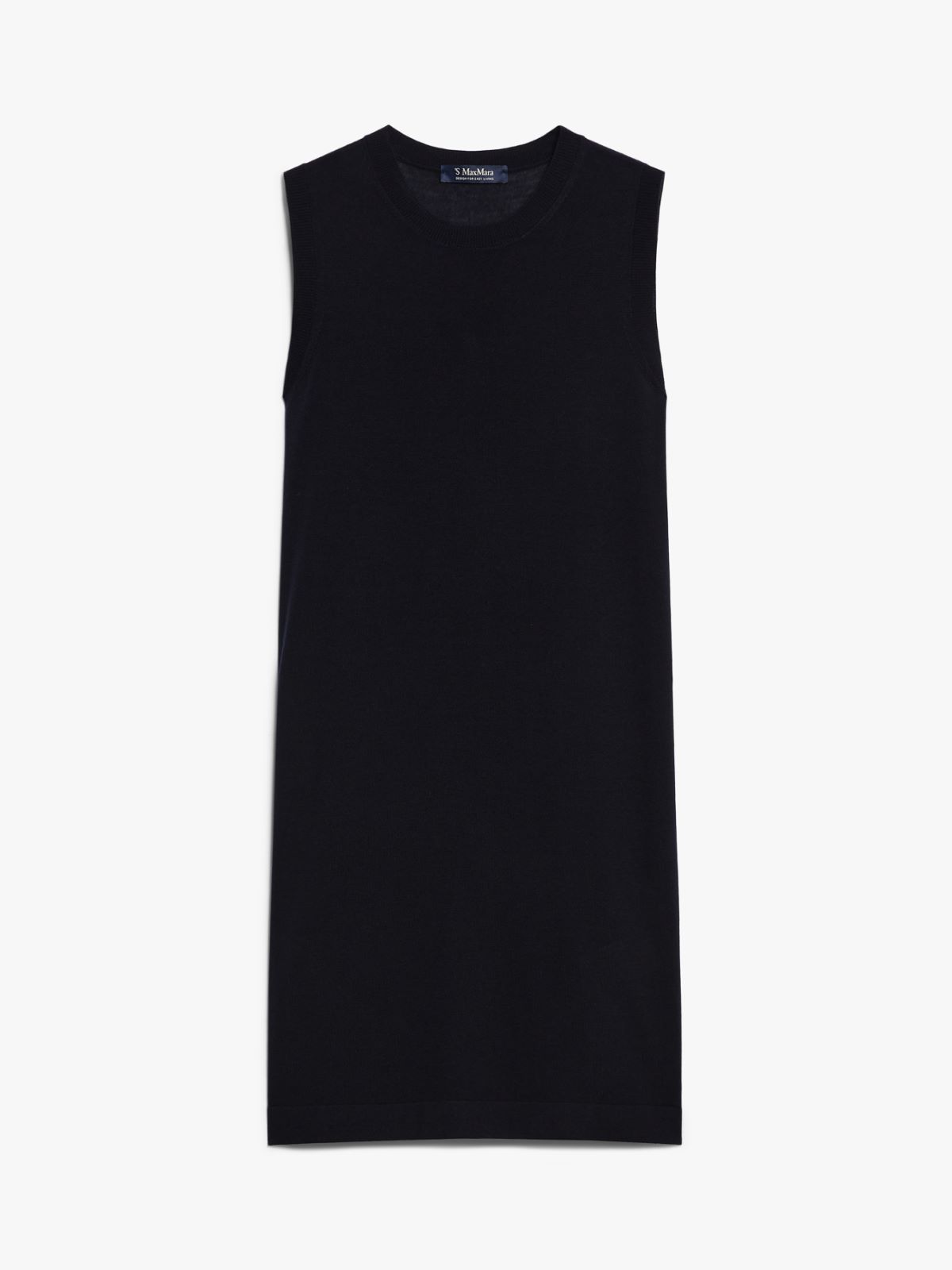 Long top in wool yarn