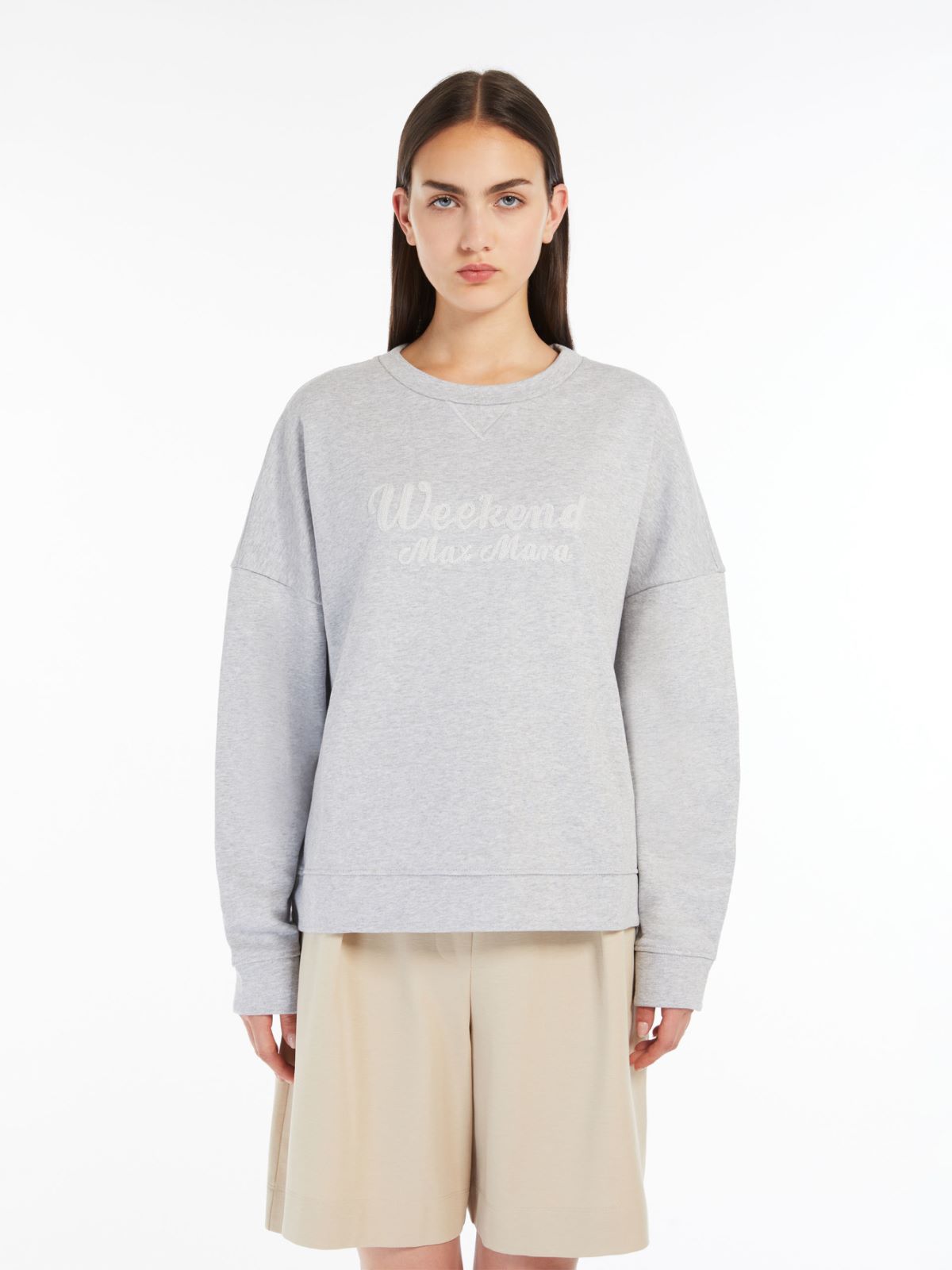 Oversized cotton sweatshirt