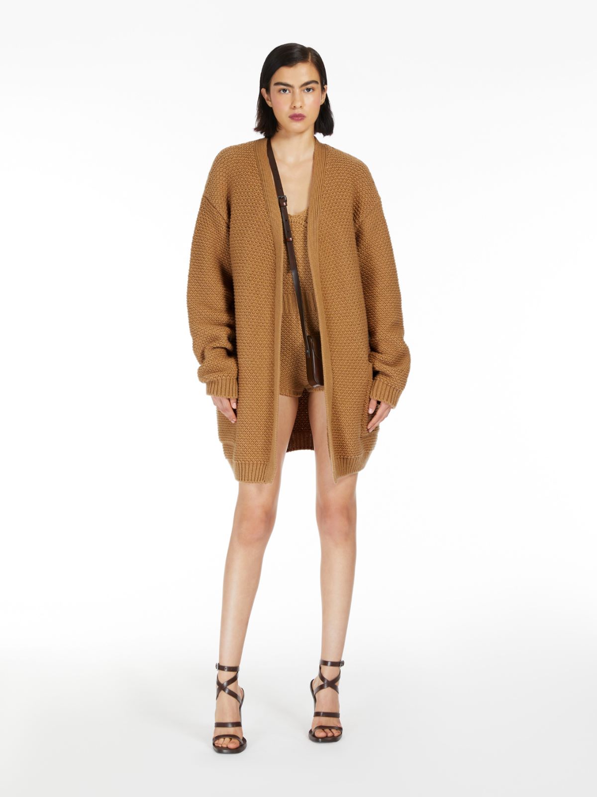 Cotton oversize cardigan