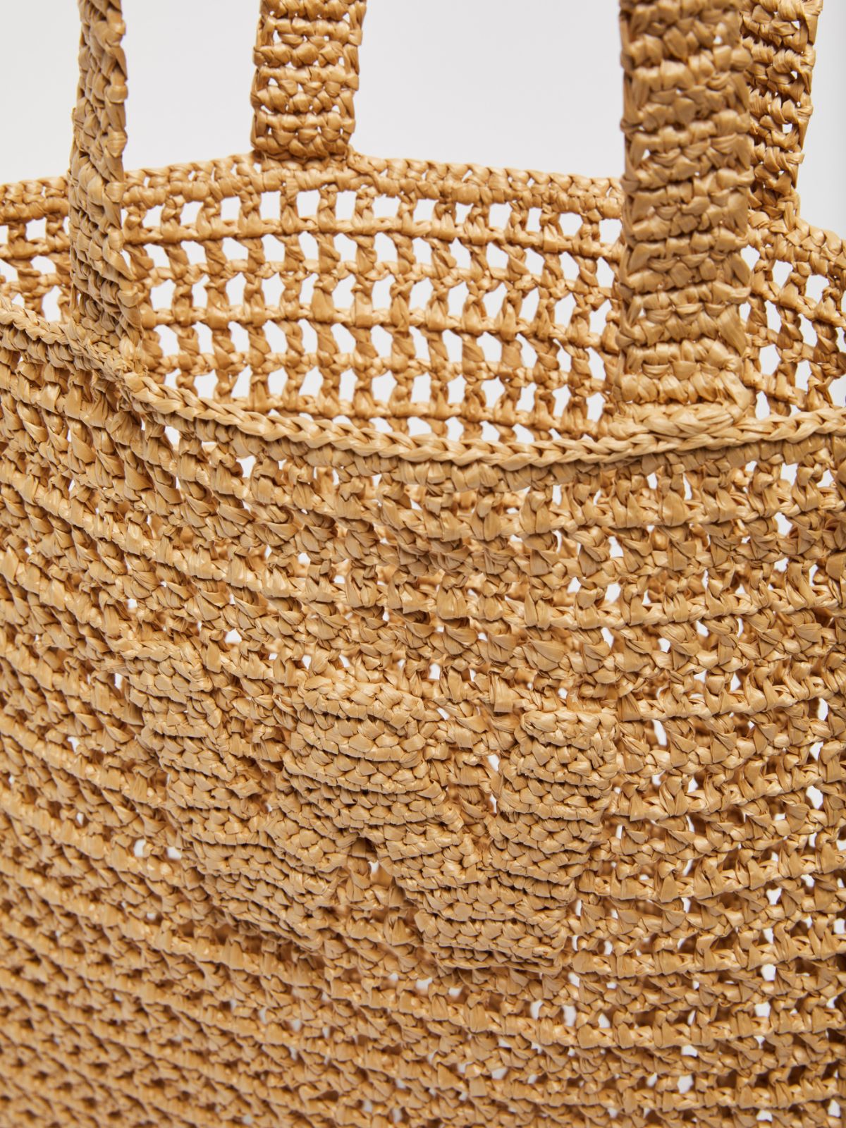 Macramé shopping tote