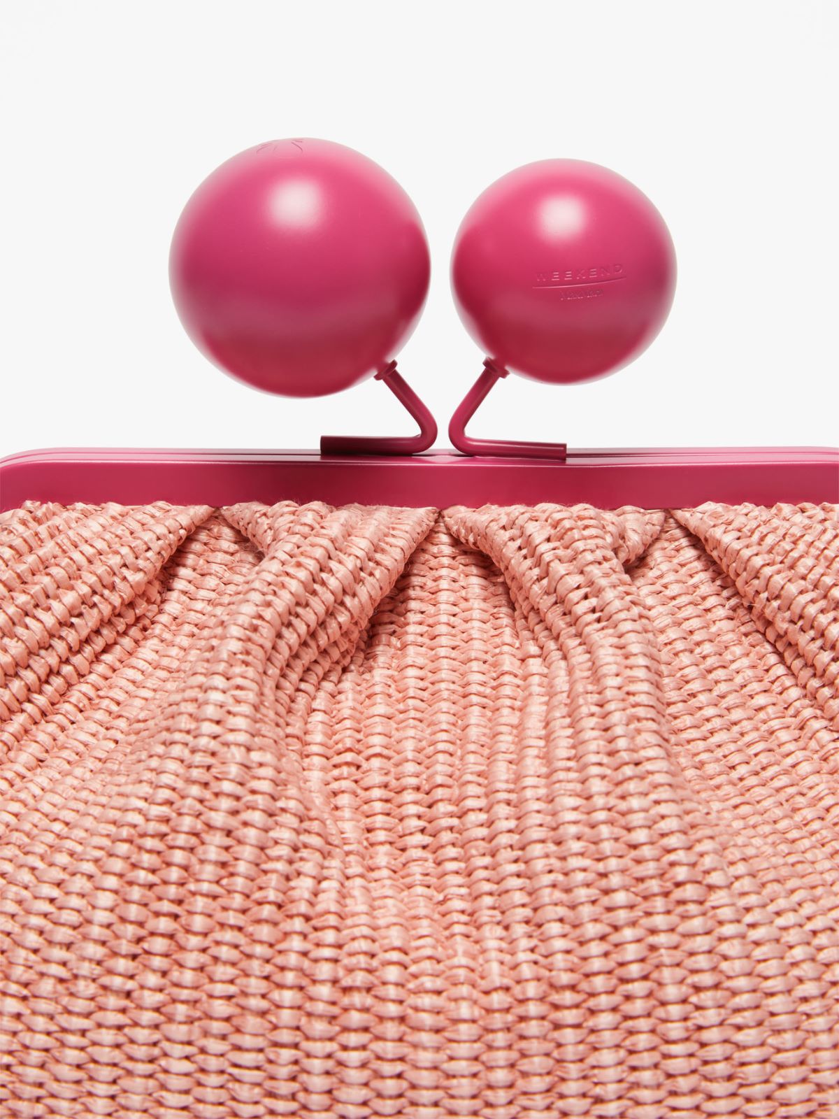 Medium raffia-look Pasticcino Bag