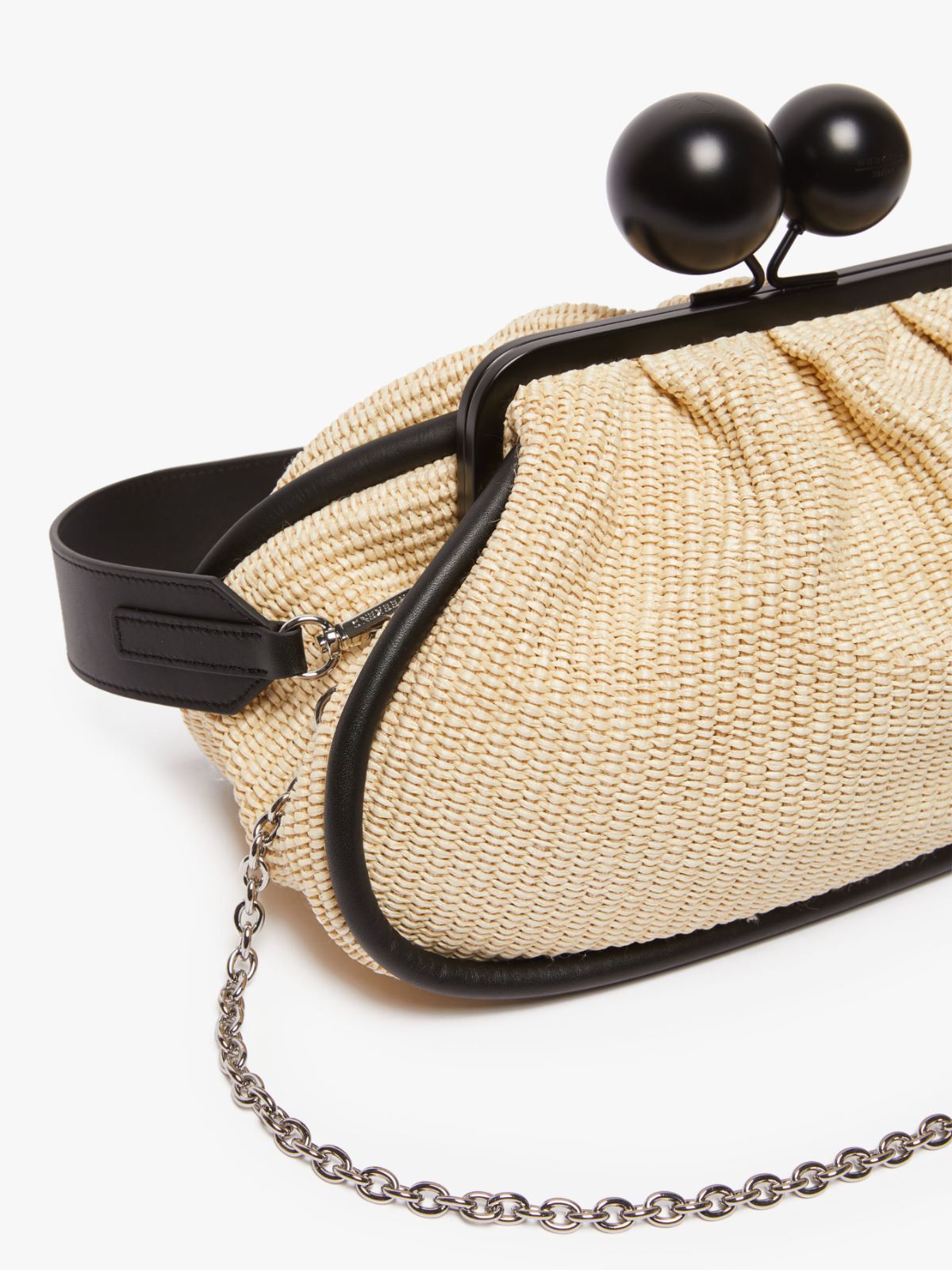 Medium raffia-look Pasticcino Bag