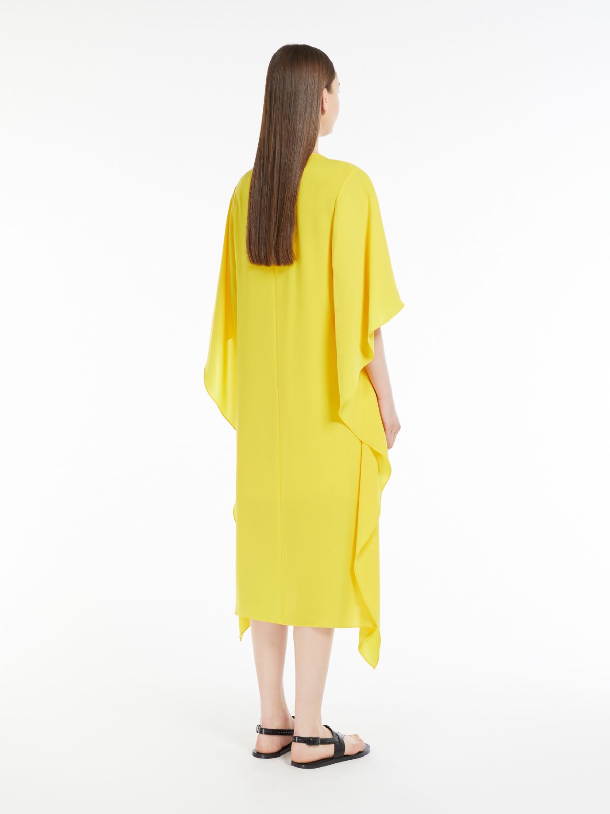 Cady dress with draping