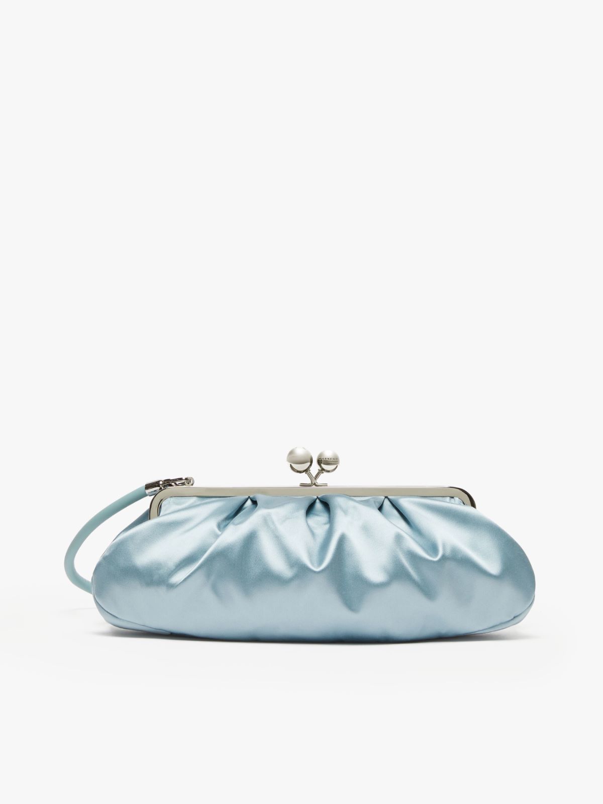 Large satin and silk Pasticcino Bag