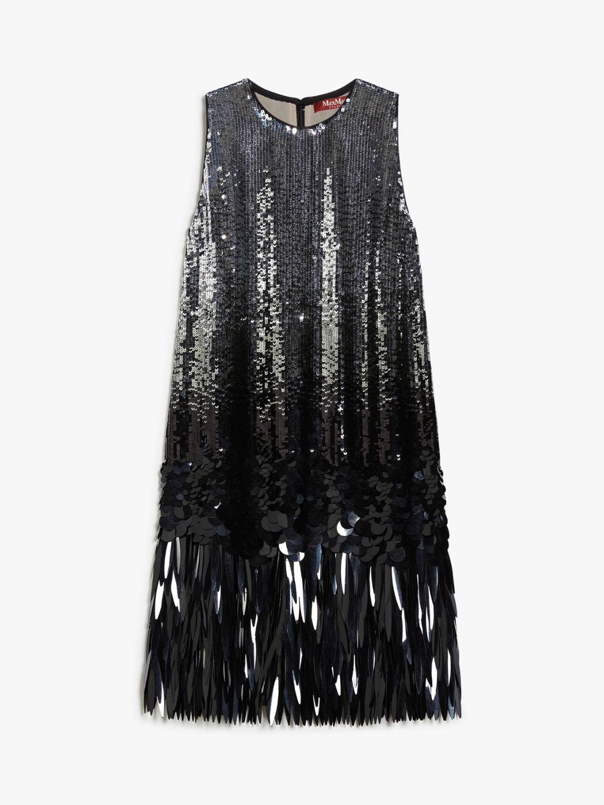 Minidress with gradient sequins