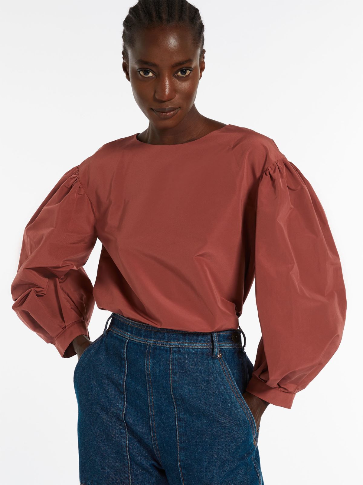 Taffeta blouse