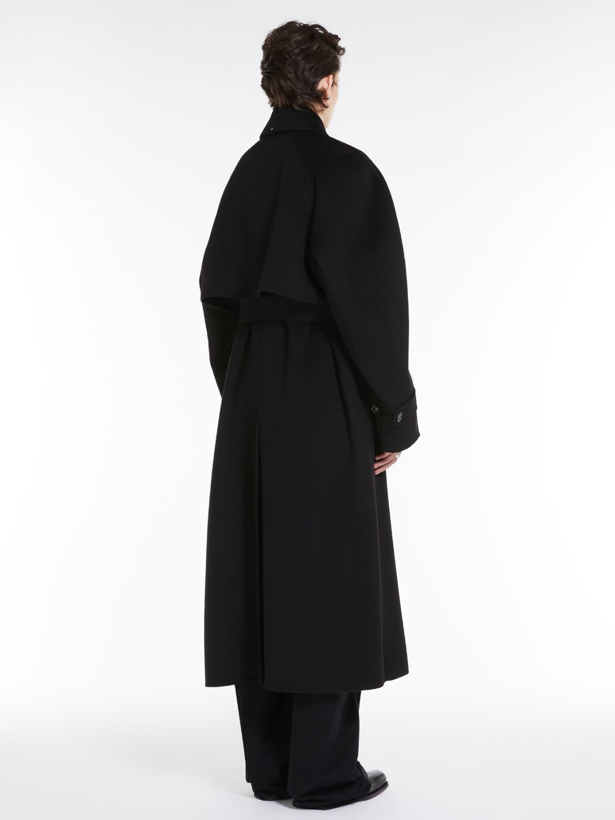 Wool trench coat