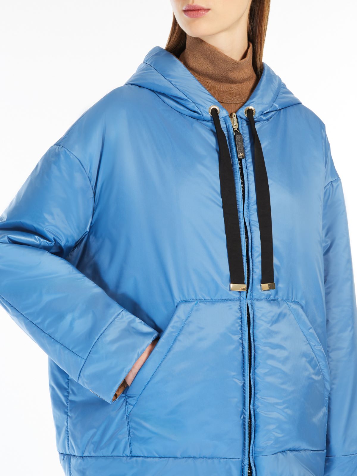 Reversible water-repellent canvas sweatshirt