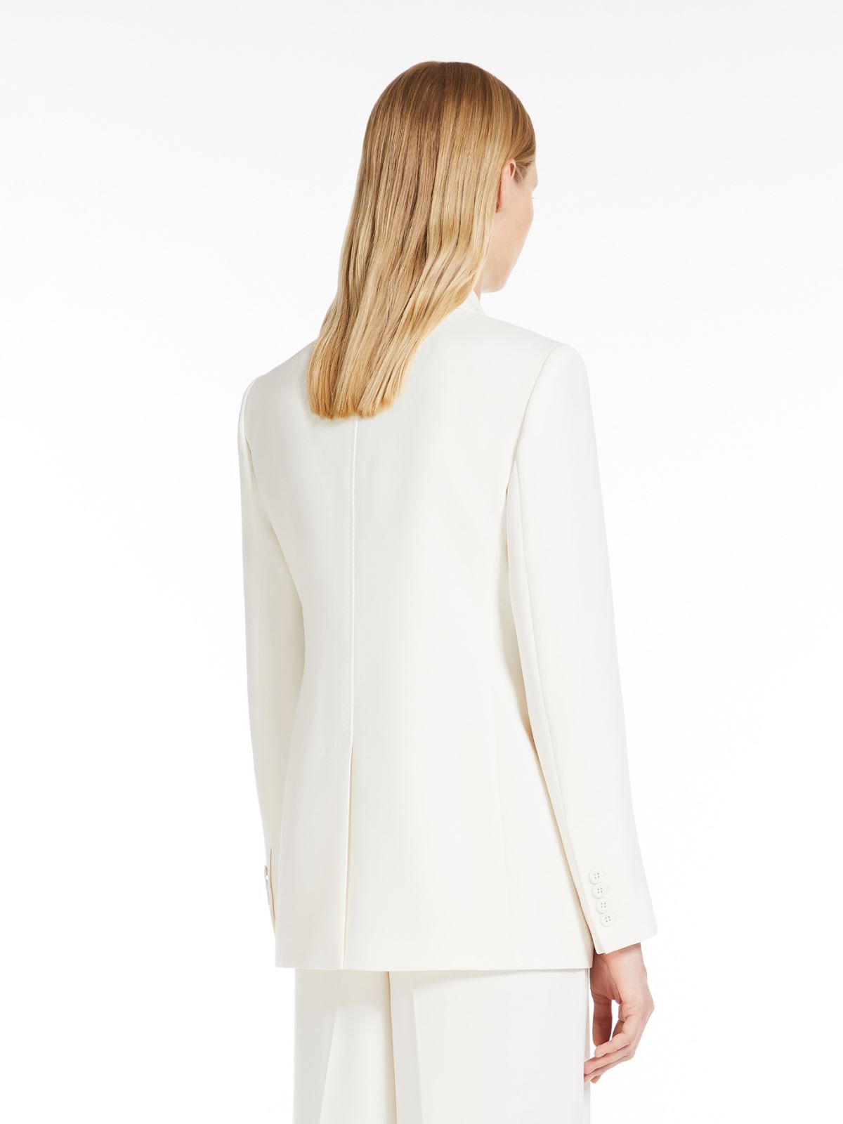 Single-breasted cady blazer