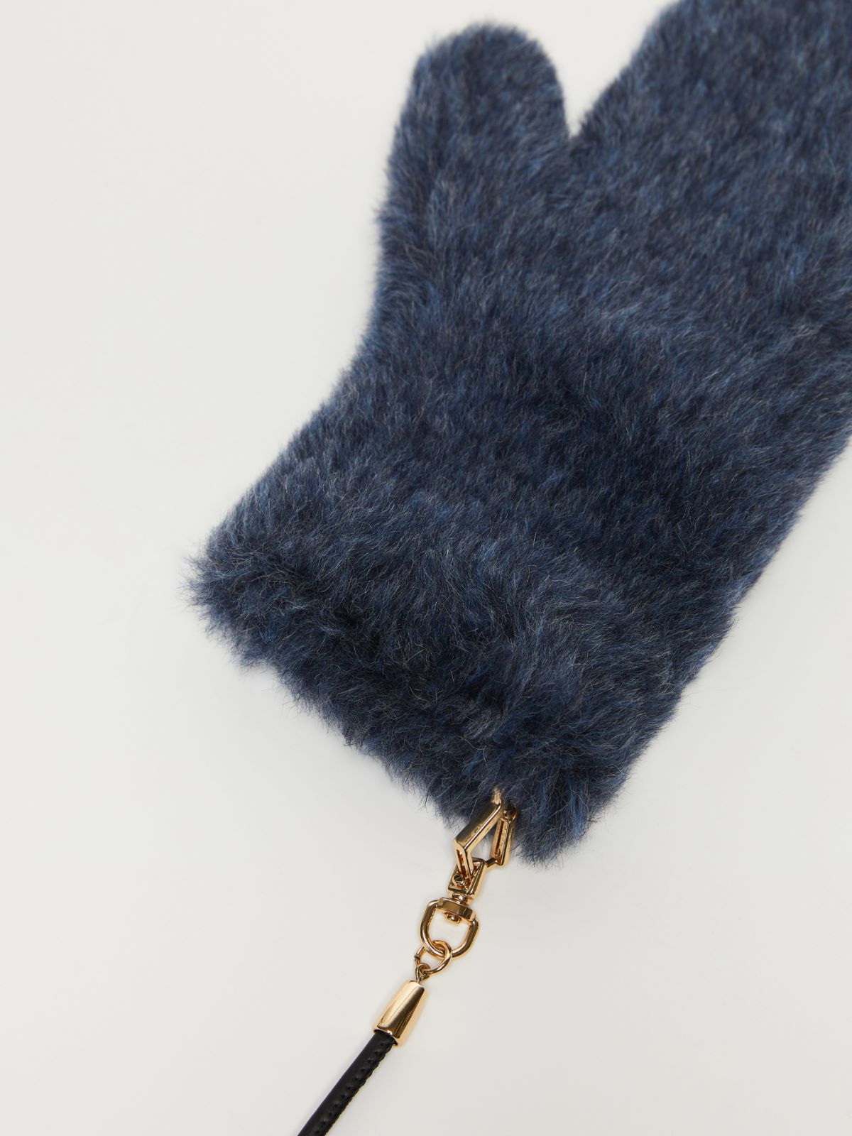 Alpaca and wool mittens