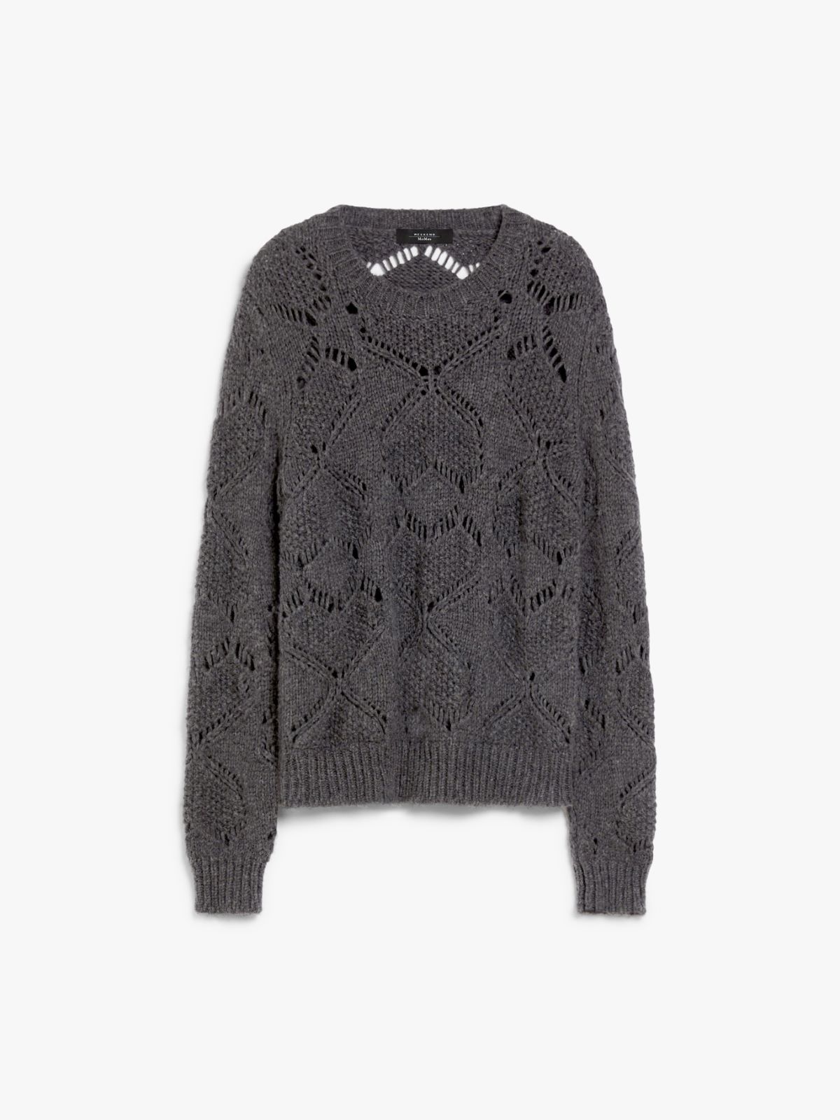 Open-knit wool-blend sweater