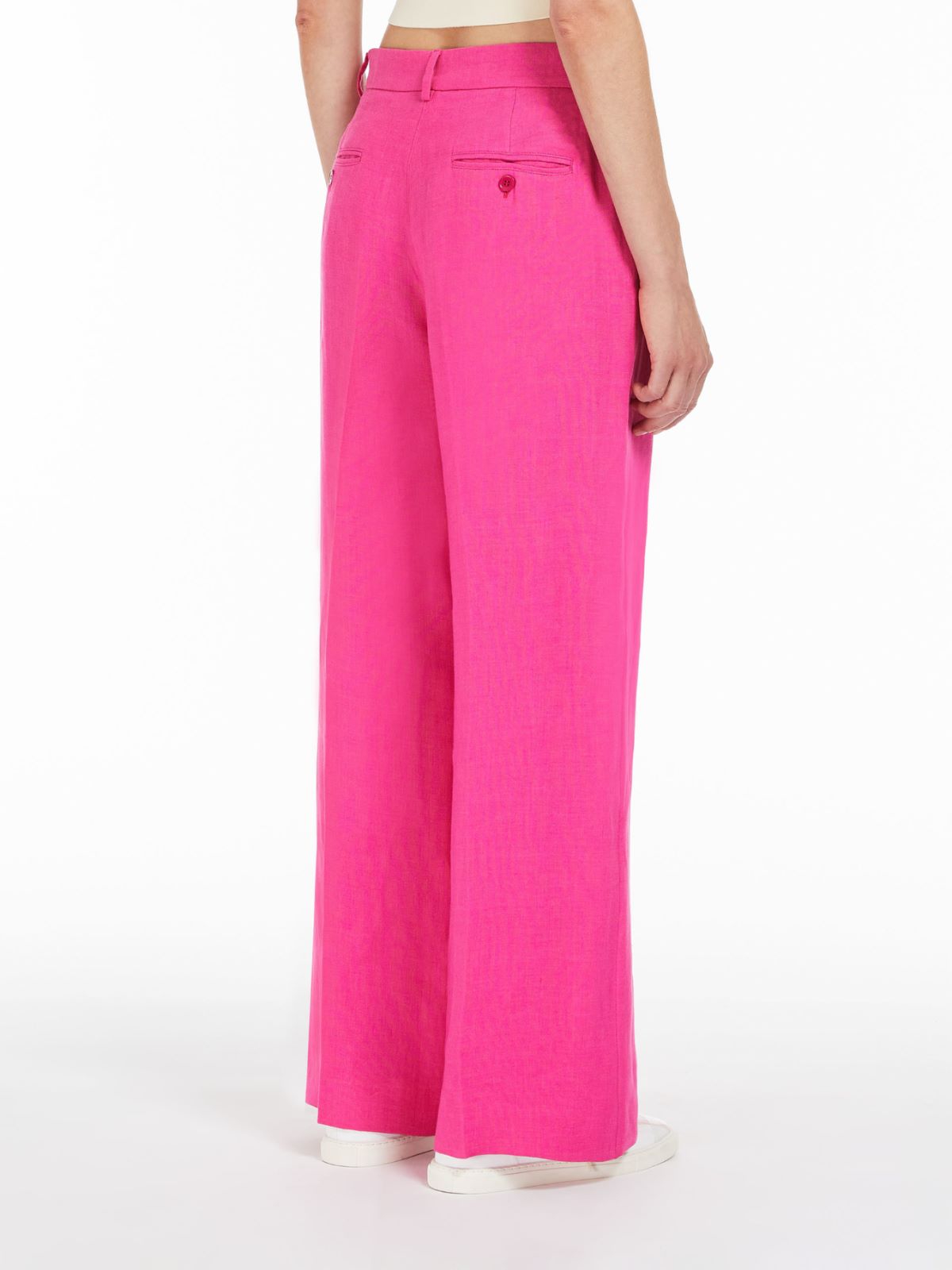 Linen canvas trousers