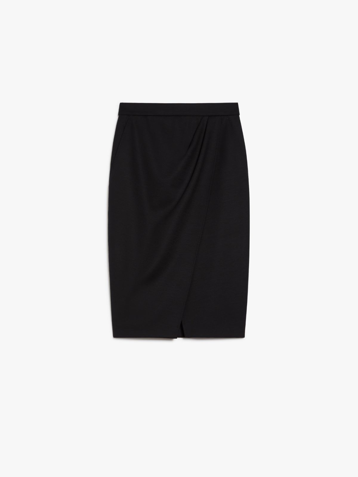 Jersey wrap skirt