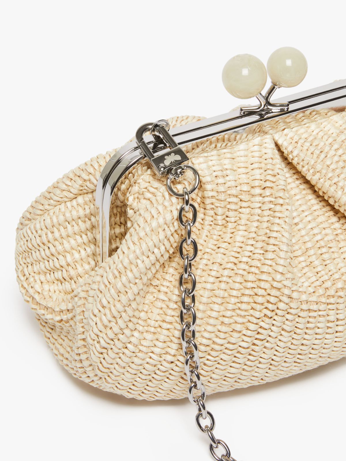 Small raffia-look Pasticcino Bag