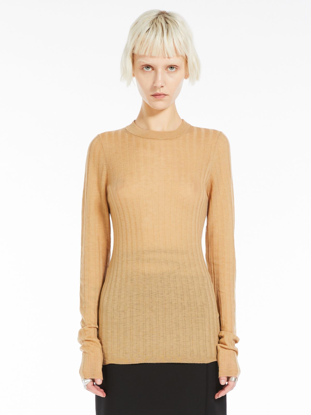 Wool and silk sweater