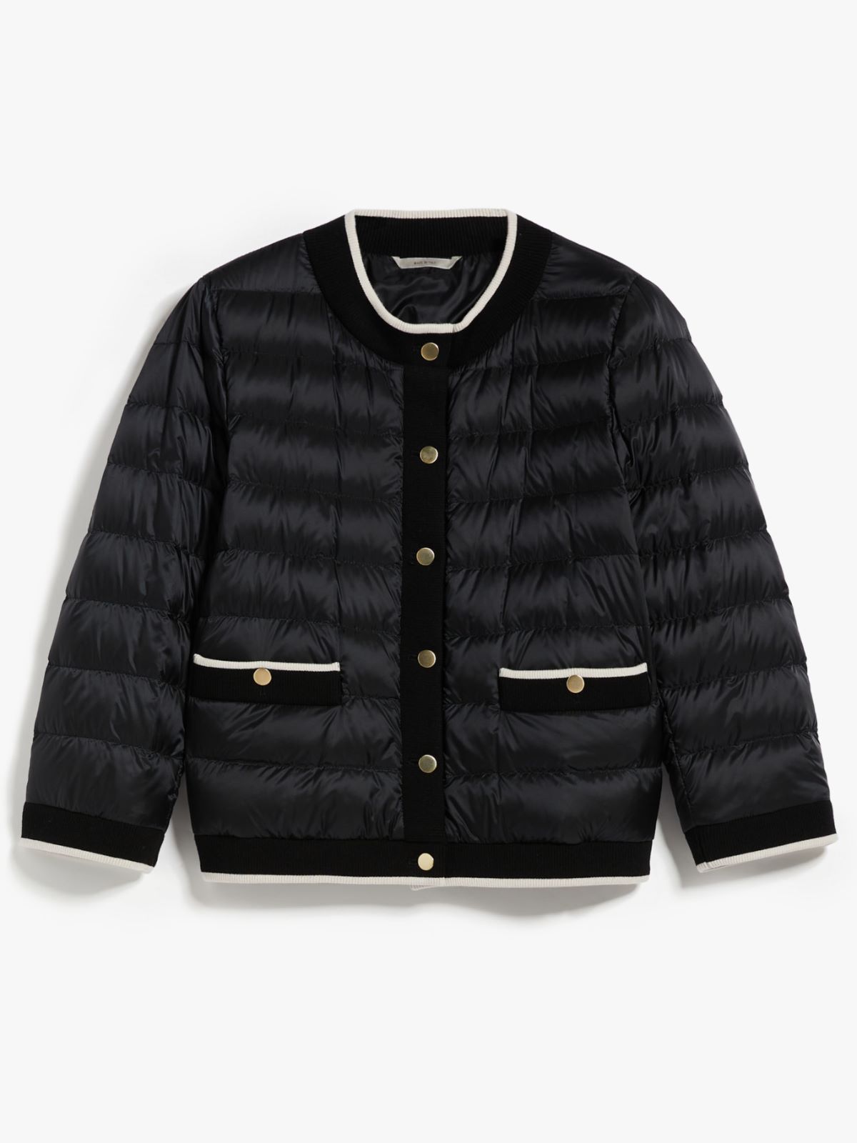 Water-resistant canvas short jacket