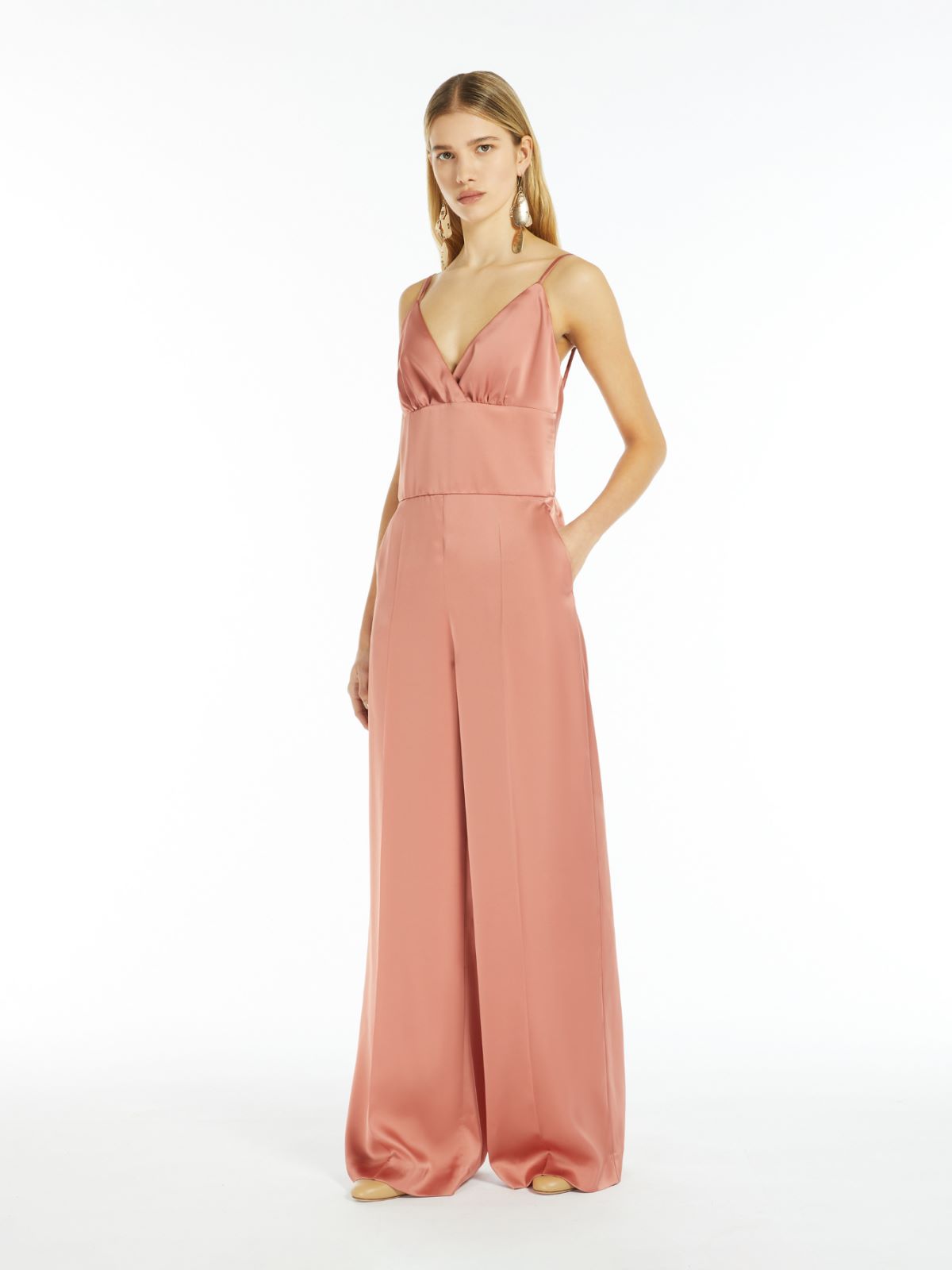 Cady satin jumpsuit